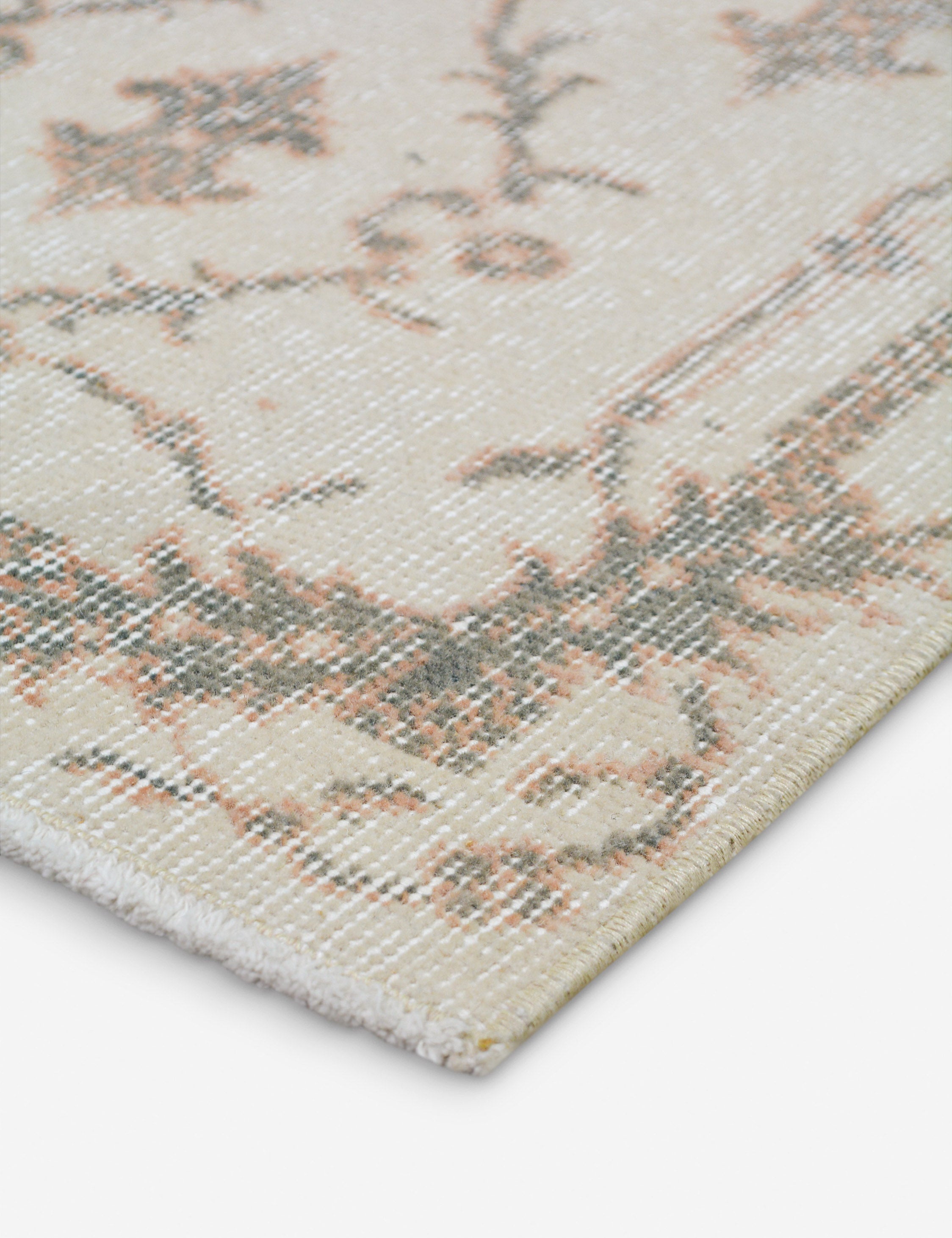 Lulu and Georgia - Vintage Turkish Hand - Knotted Wool Rug No. 518, 3' 2" x 6' 5"
