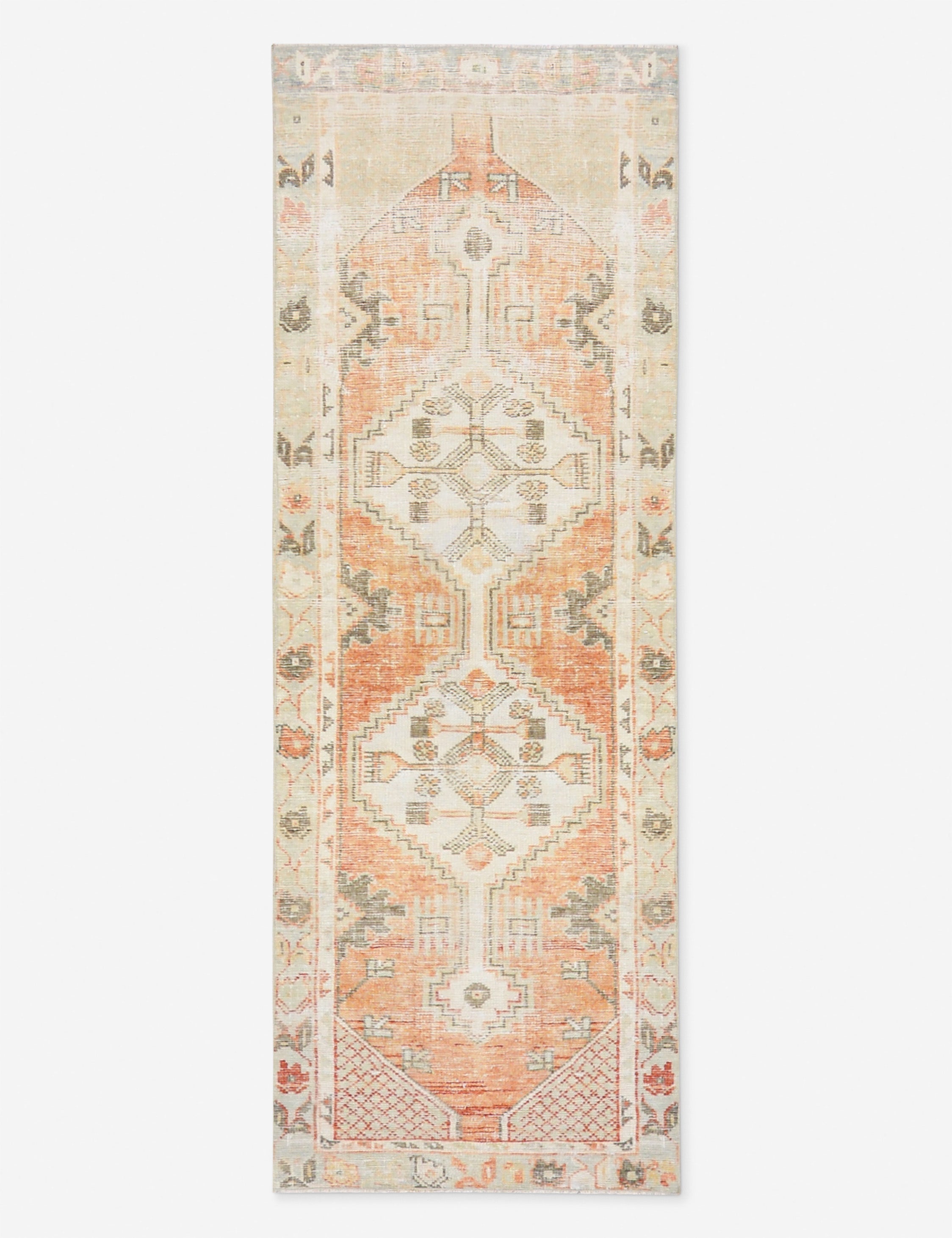 Lulu and Georgia - Vintage Turkish Hand - Knotted Wool Runner Rug No. 286, 2' 3" X 6' 9"