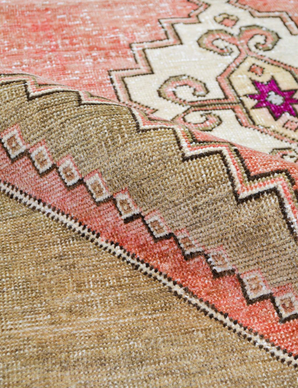 Lulu and Georgia - Vintage Turkish Hand - Knotted Wool Runner Rug No. 290, 3' X 6' 9