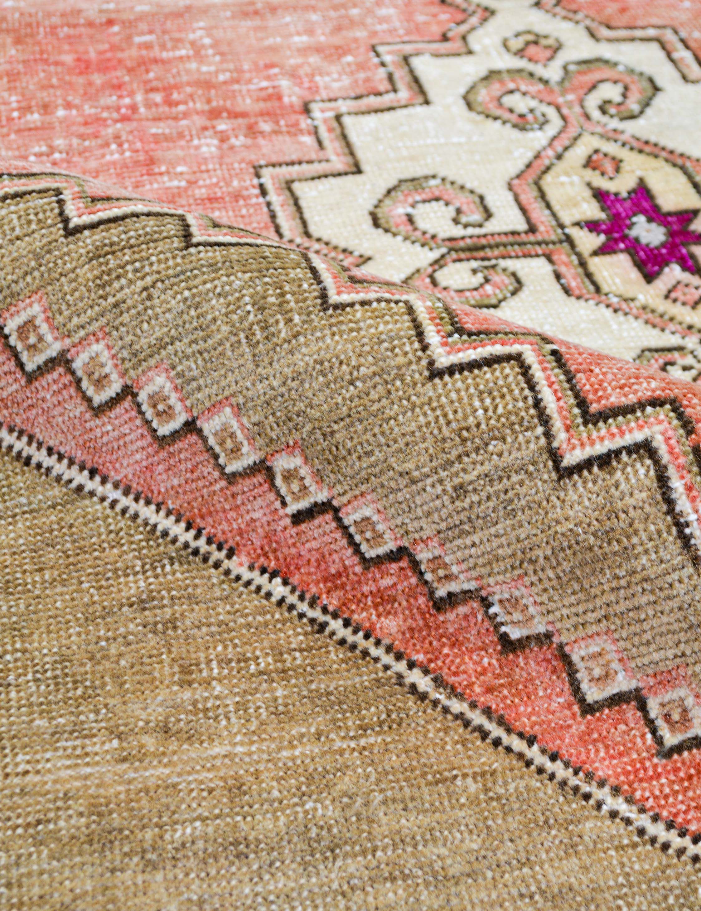 Lulu and Georgia - Vintage Turkish Hand - Knotted Wool Runner Rug No. 290, 3' X 6' 9
