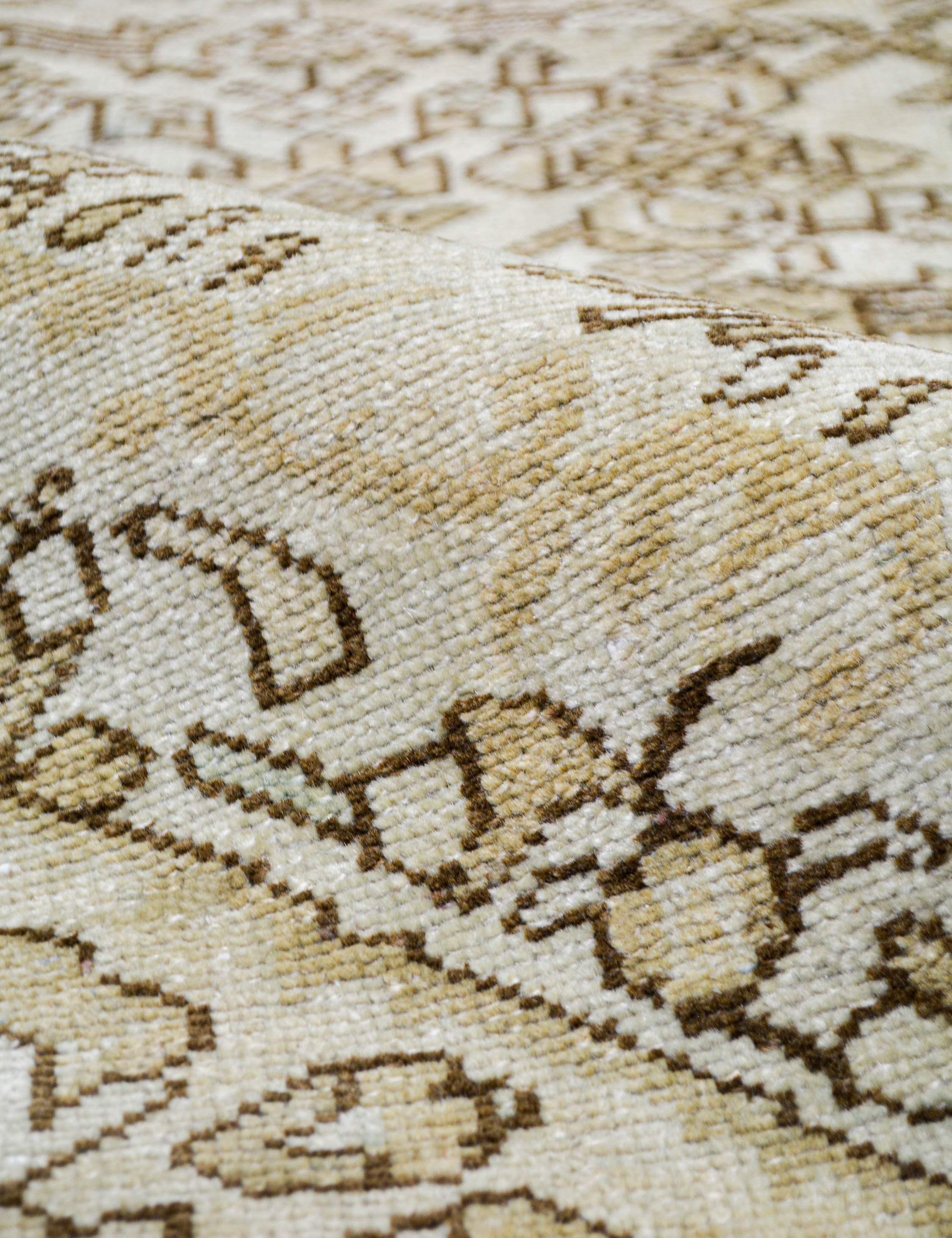 Lulu and Georgia - Vintage Turkish Hand - Knotted Wool Runner Rug No. 293, 3' X 10'