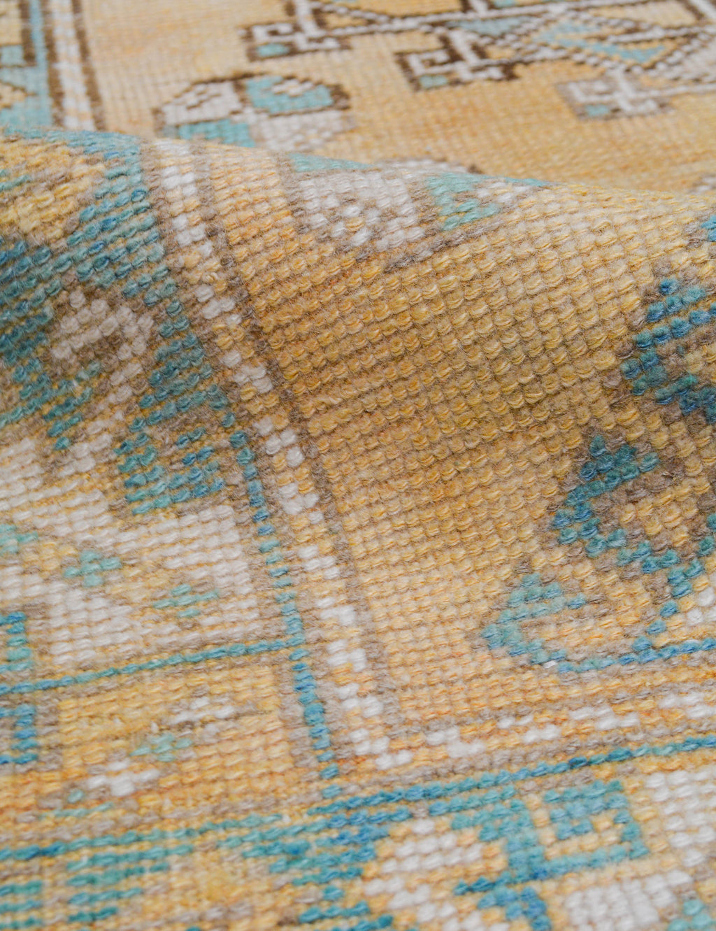 Lulu and Georgia - Vintage Turkish Hand - Knotted Wool Rug No. 522, 3' 8" X 5' 10"