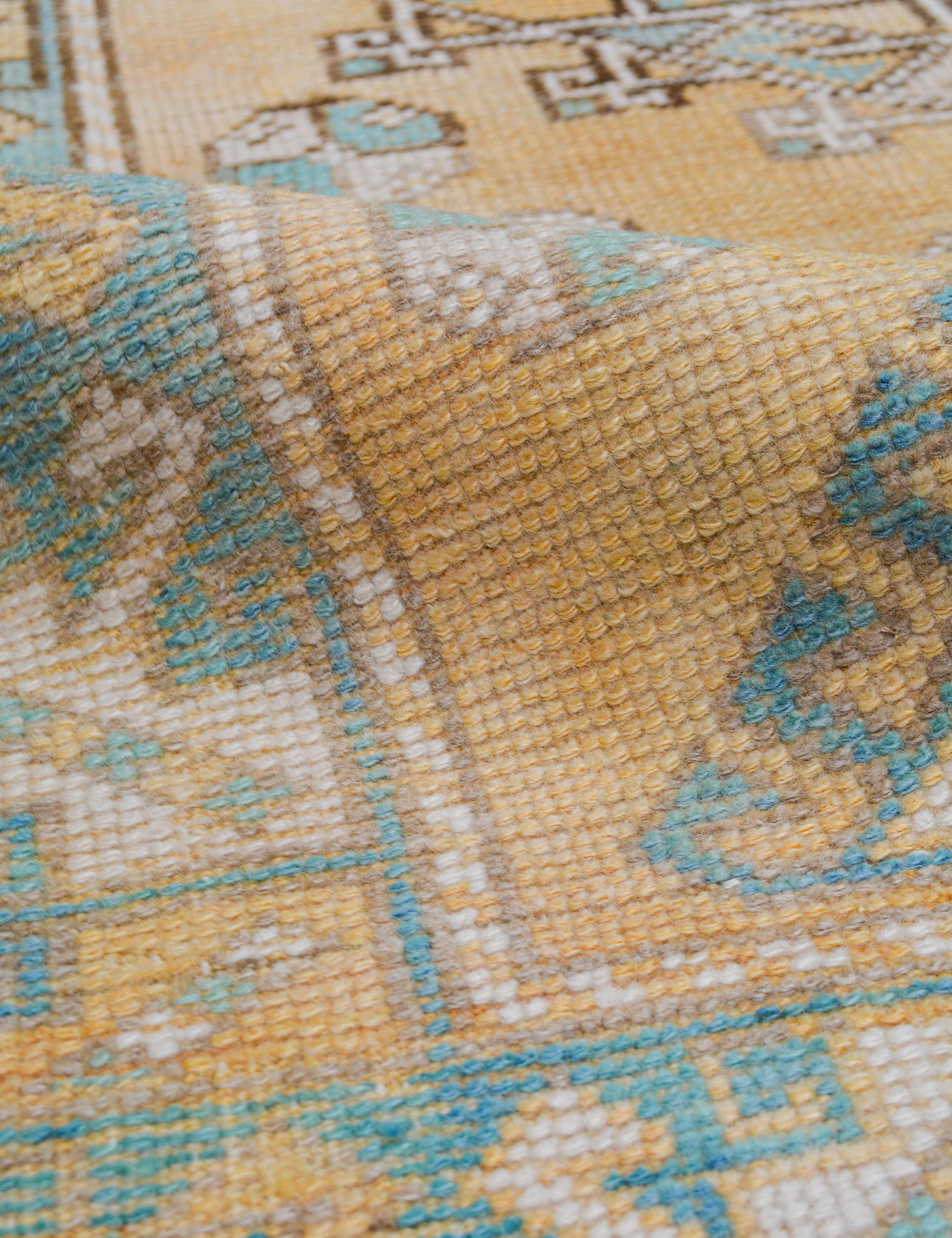 Lulu and Georgia - Vintage Turkish Hand - Knotted Wool Rug No. 522, 3' 8" X 5' 10"