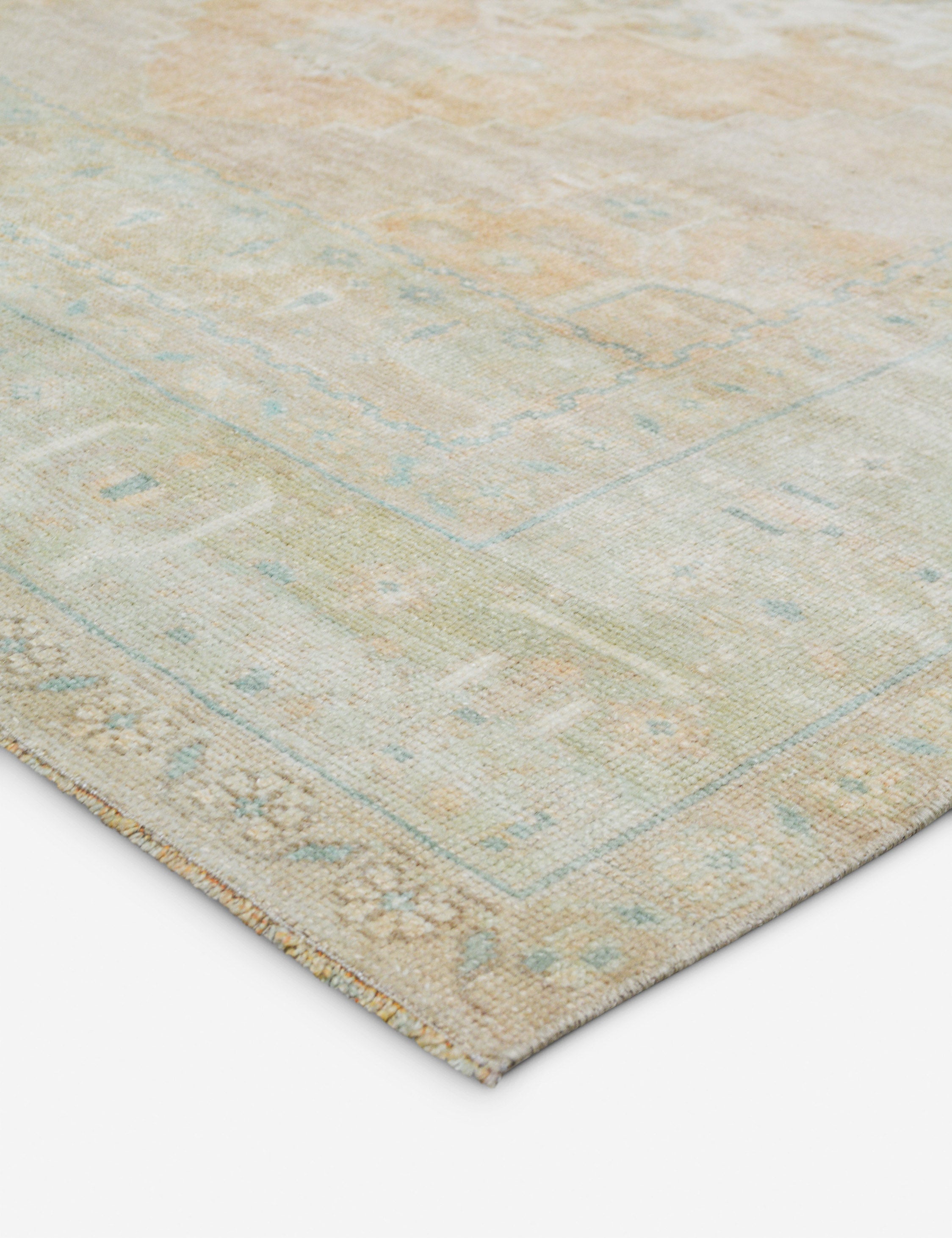 Lulu and Georgia - Vintage Turkish Hand - Knotted Wool Rug No. 527, 5' 1" X 8' 2"
