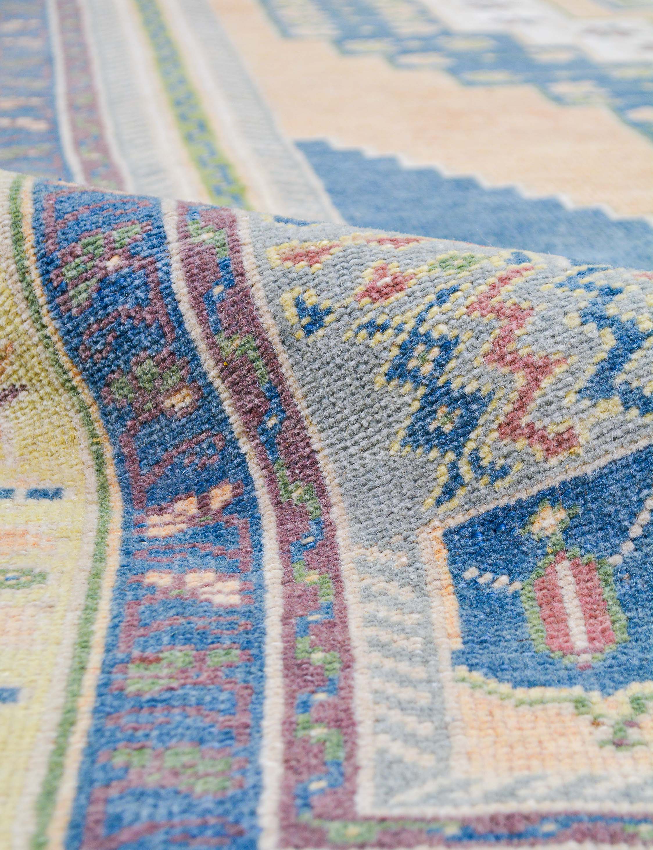 Lulu and Georgia - Vintage Turkish Hand - Knotted Wool Rug No. 530, 5' 5" X 10'