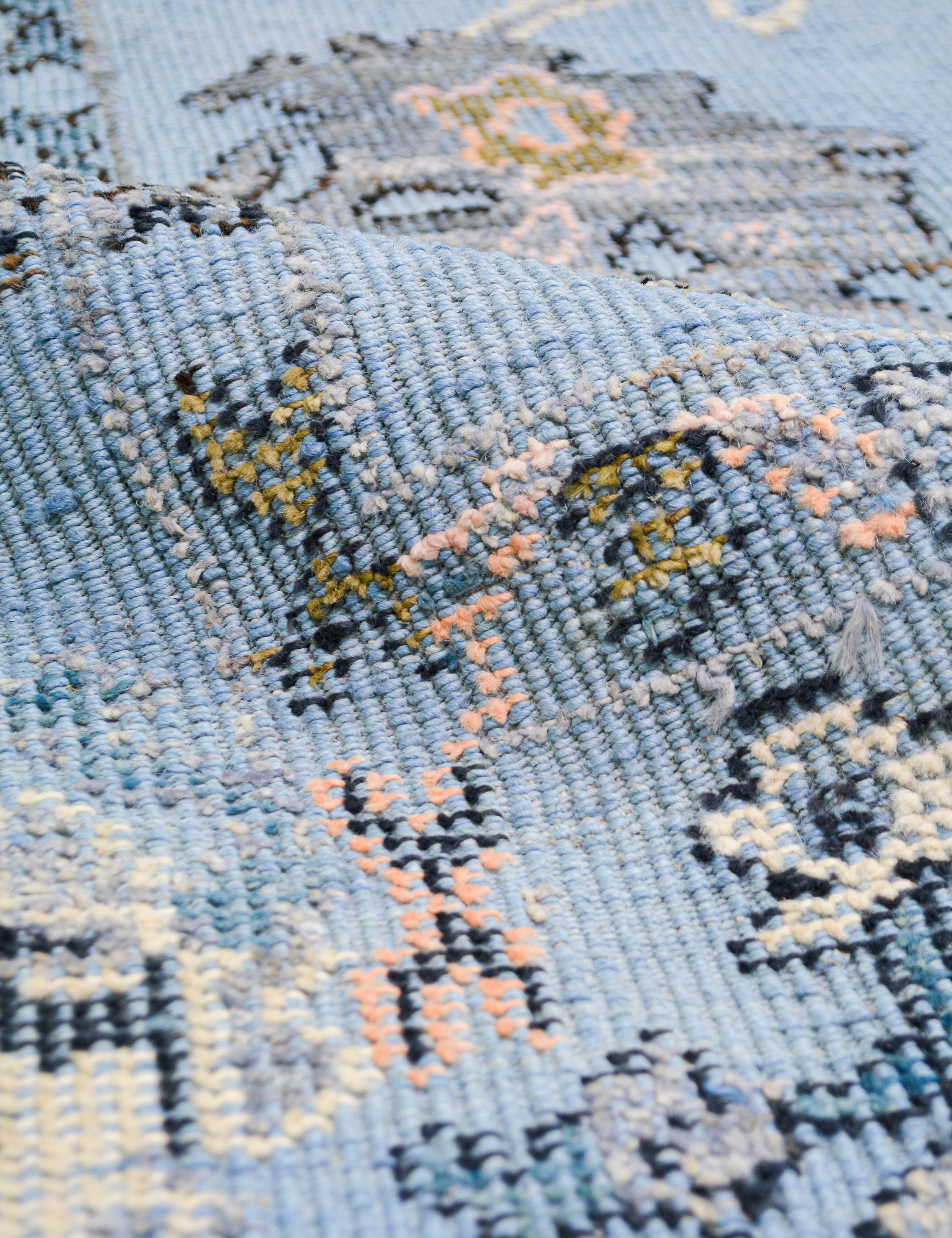 Lulu and Georgia - Vintage Turkish Hand - Knotted Wool Rug No. 532, 6'3 x 9'2