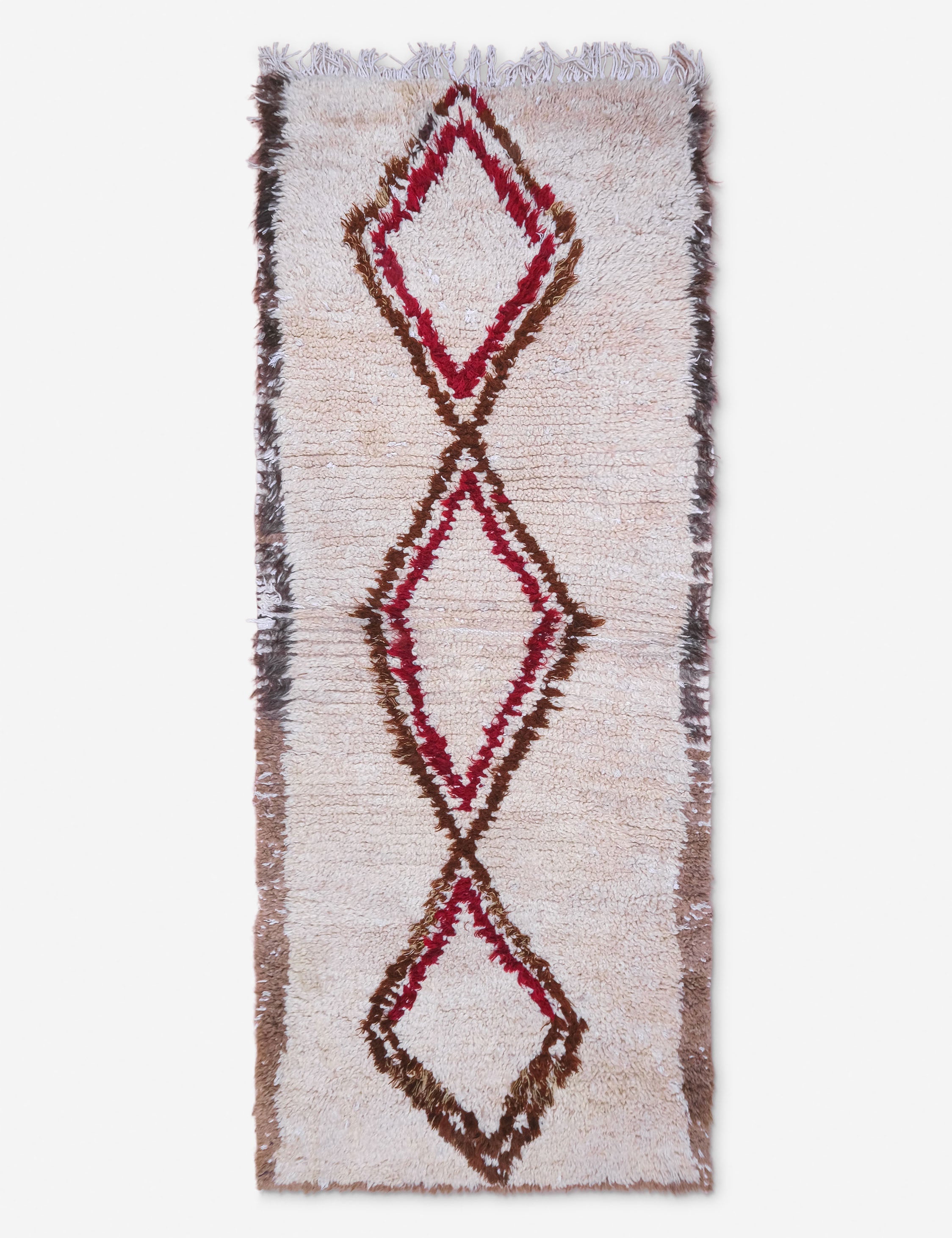 Lulu and Georgia - Vintage Moroccan Runner Rug no. 11, 2'4" x 6'