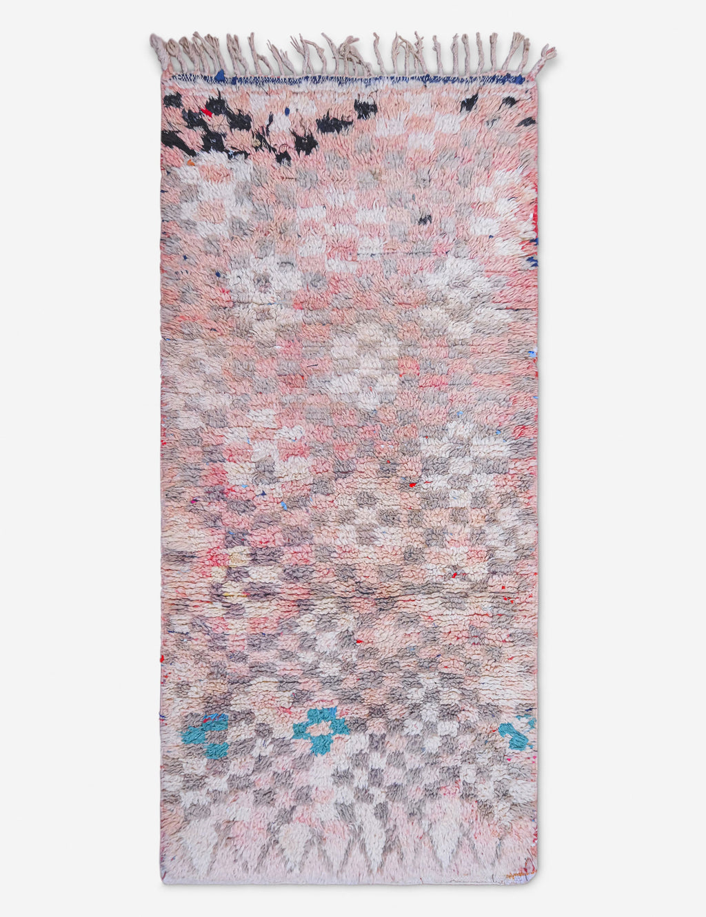 Lulu and Georgia - Vintage Moroccan Runner Rug no. 13, 3' x 6'4"