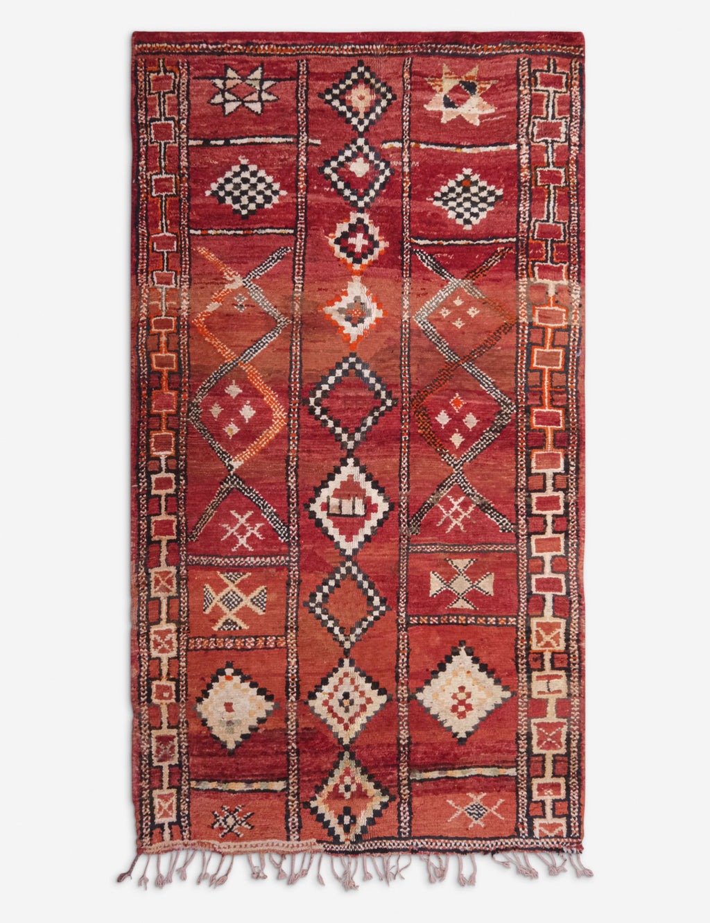 Lulu and Georgia - Vintage Moroccan Rug no. 74, 4' x 6'9"
