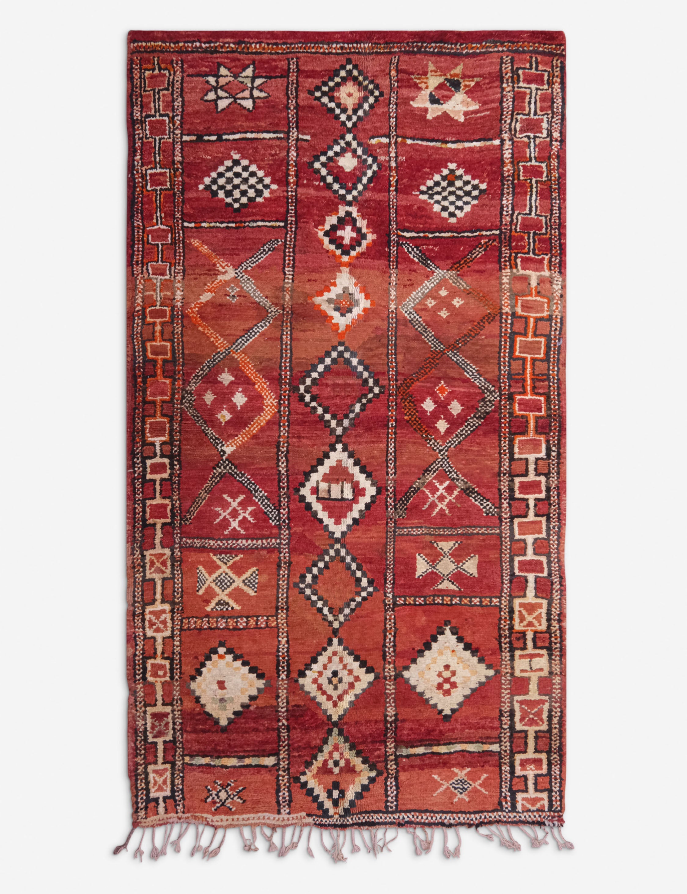 Lulu and Georgia - Vintage Moroccan Rug no. 74, 4' x 6'9"