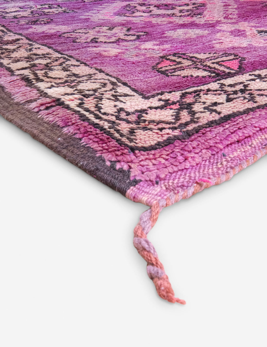 Lulu and Georgia - Vintage Moroccan Rug no. 75, 6'7" x 12'8