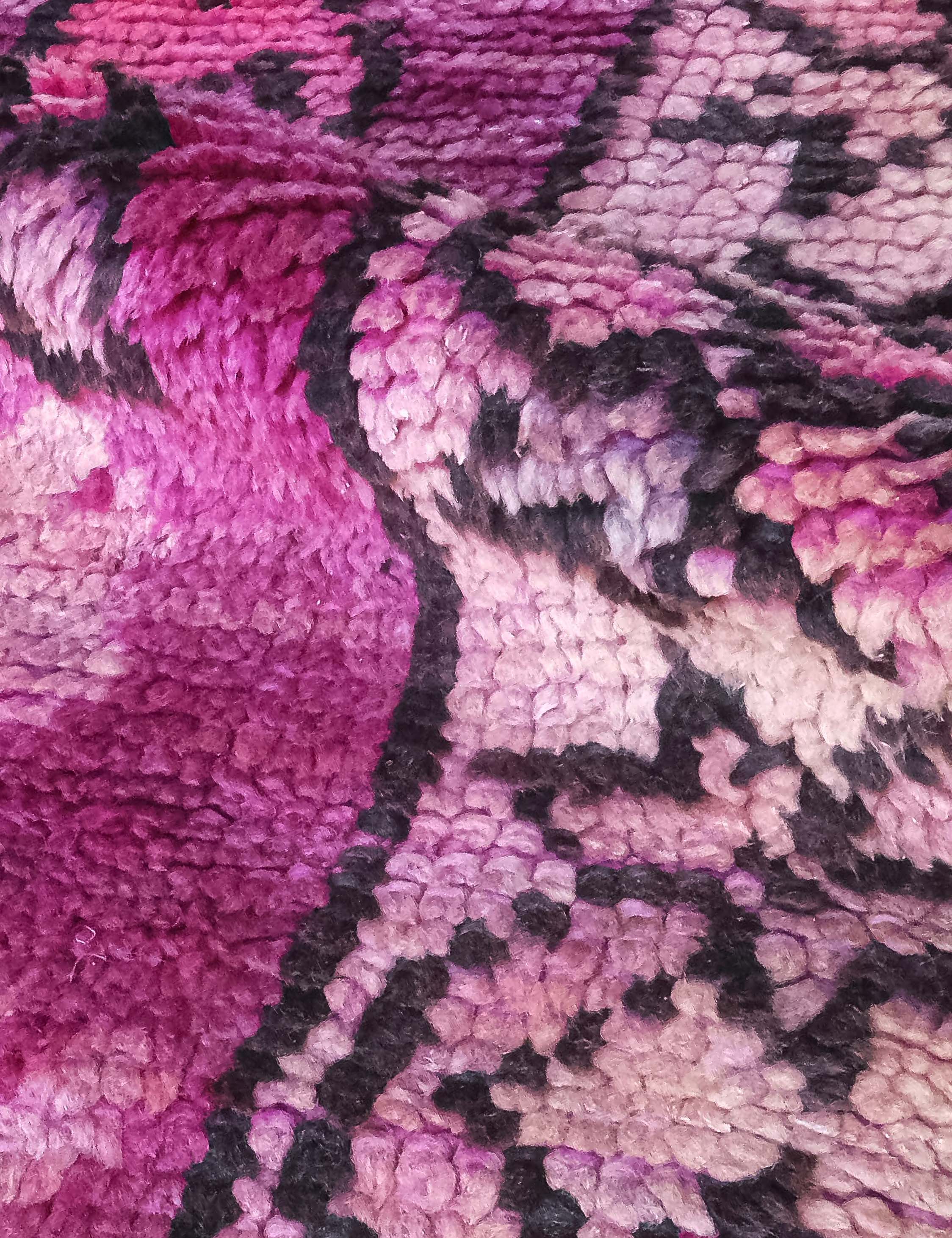 Lulu and Georgia - Vintage Moroccan Rug no. 75, 6'7" x 12'8