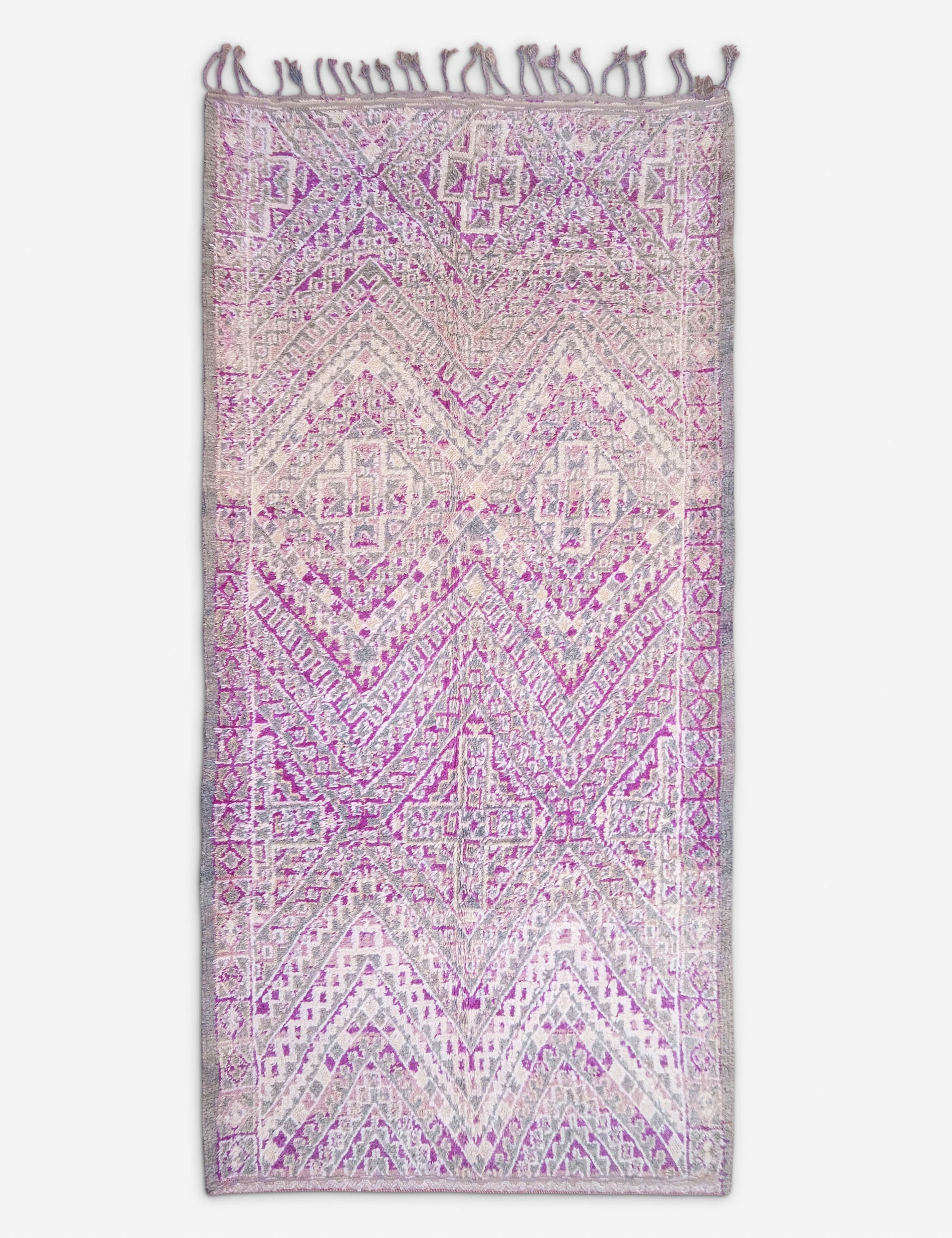 Lulu and Georgia - Vintage Moroccan Rug no. 76, 6'2" x 13'