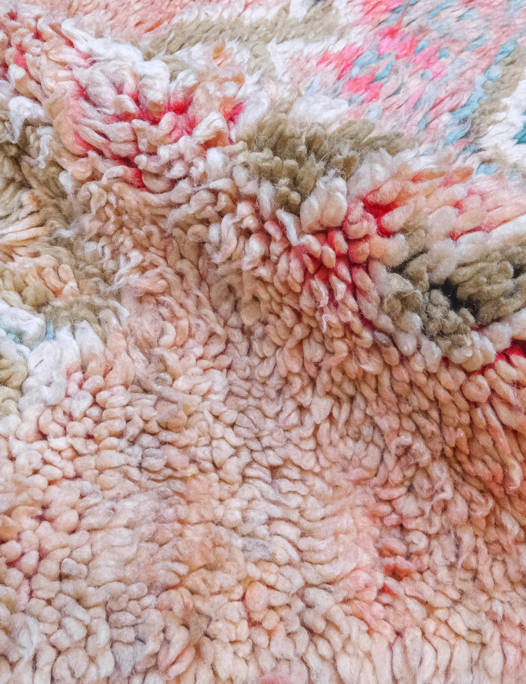 Lulu and Georgia - Vintage Moroccan Rug no. 80, 5'1" x 7'2"