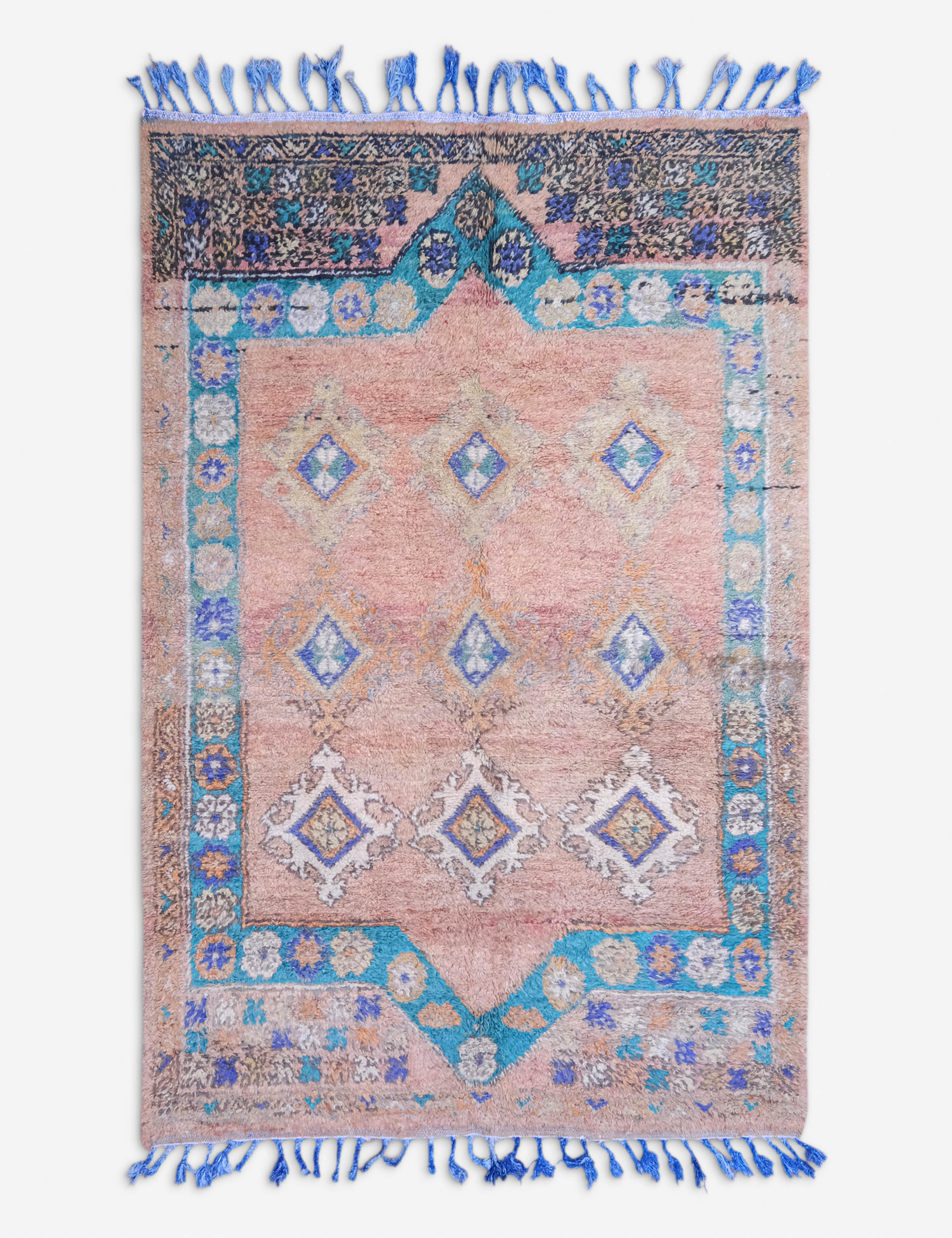 Lulu and Georgia - Vintage Moroccan Rug no. 81, 5'9" x 9'1"