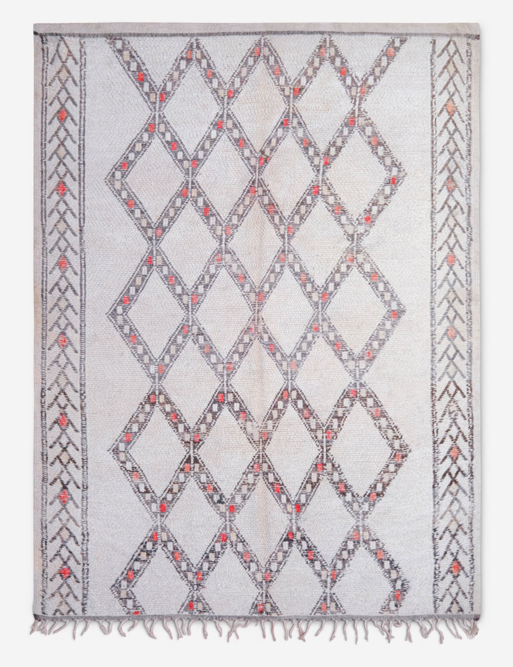 Lulu and Georgia - Vintage Moroccan Rug no. 84, 6'2" x 8'5"