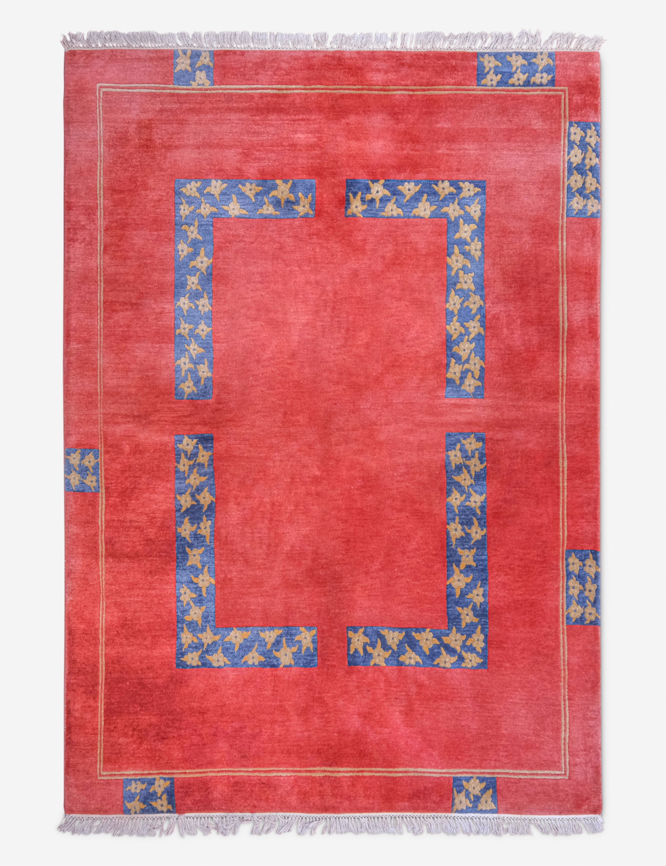 Lulu and Georgia - Vintage Moroccan Rug no. 85, 4'5" x 6'5"