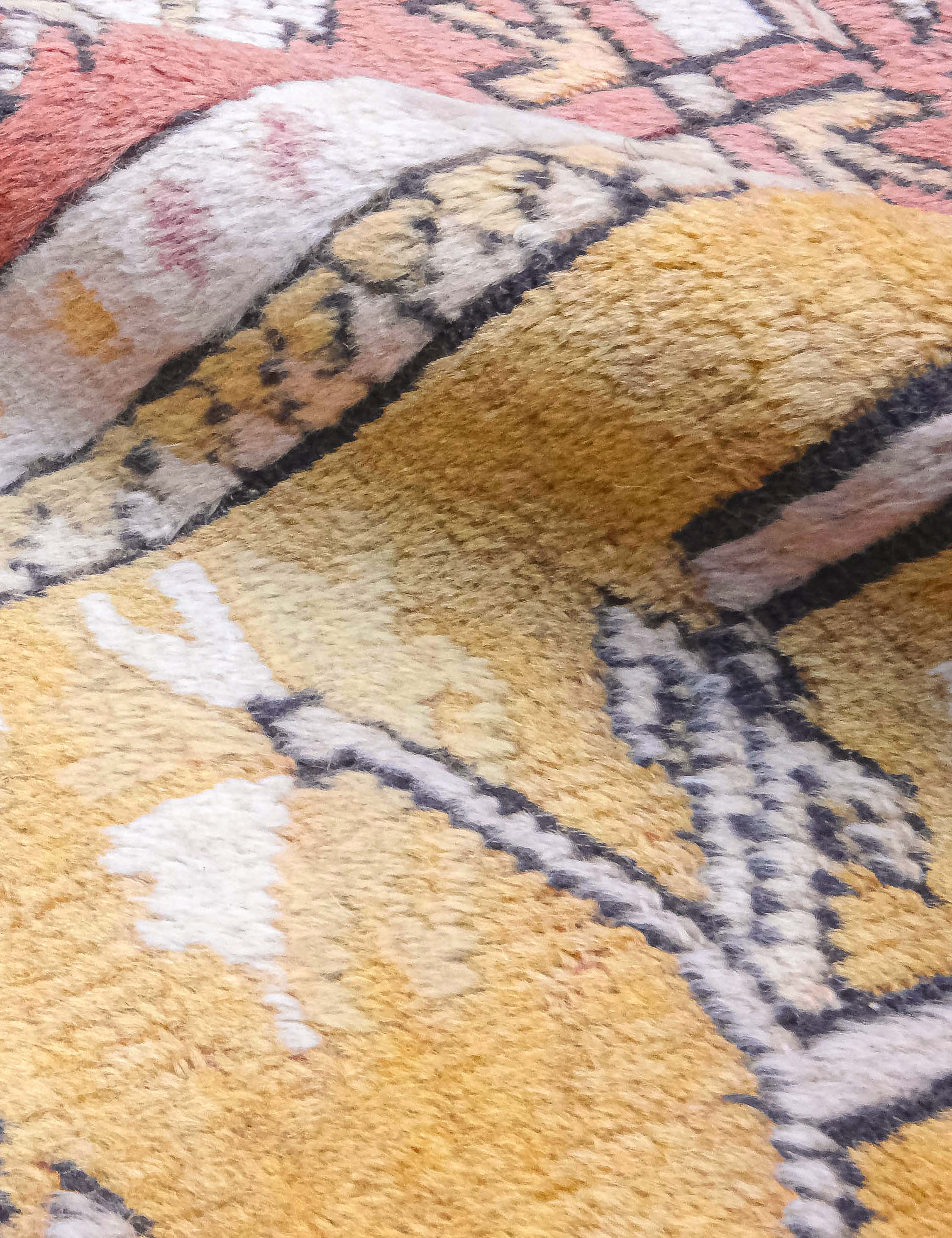 Lulu and Georgia - Vintage Moroccan Runner Rug no. 16, 2'9" x 4'1"