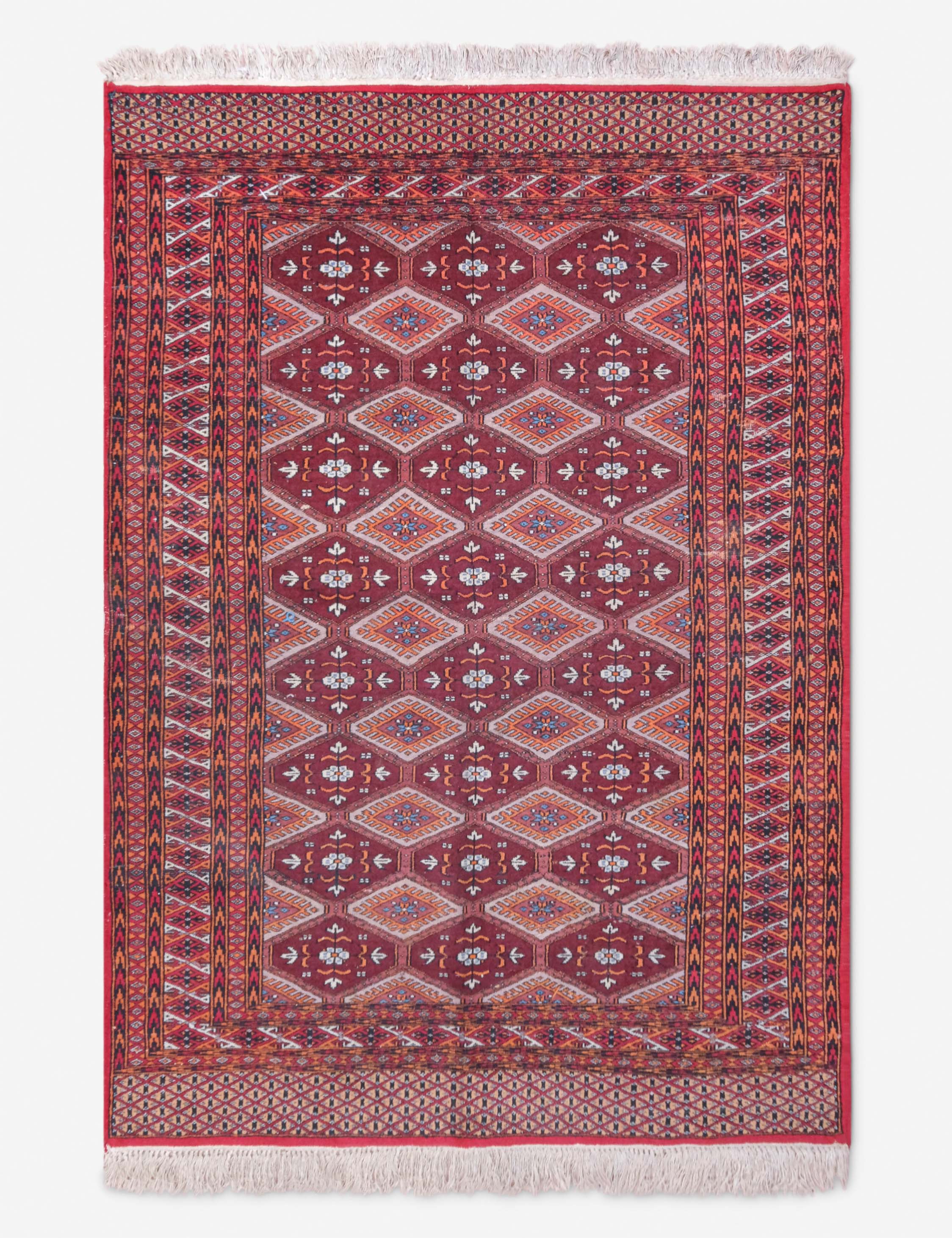 Lulu and Georgia - Vintage Moroccan Rug no. 86, 4' x 5'8"