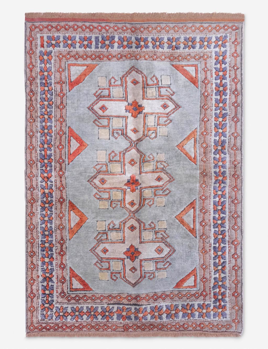 Lulu and Georgia - Vintage Moroccan Rug no. 87, 4' x 5'8"