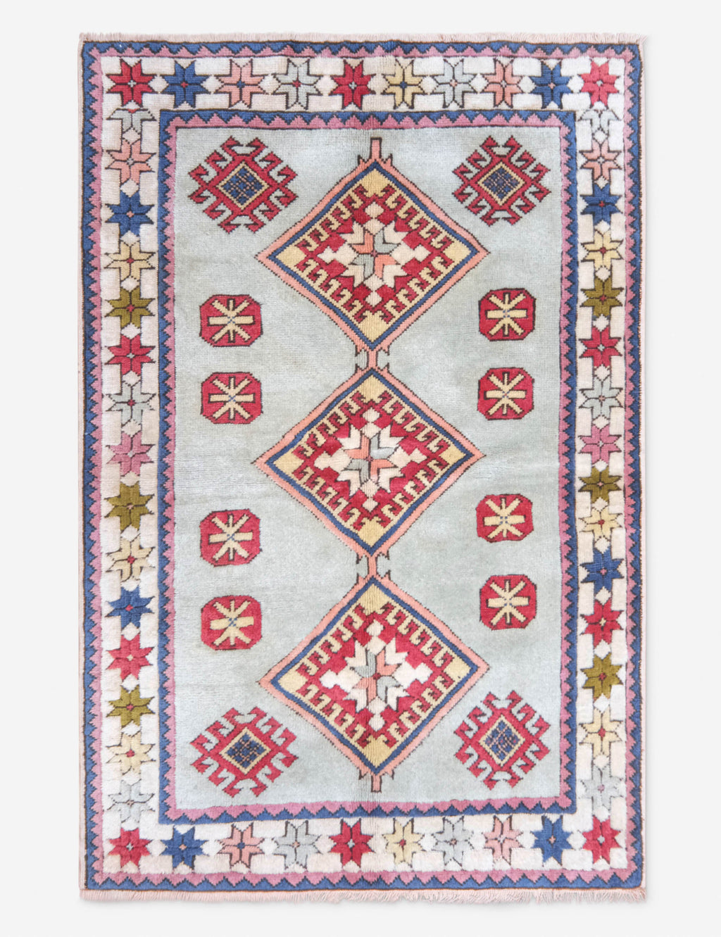 Lulu and Georgia - Vintage Moroccan Rug no. 88, 4'3" x 6'2"