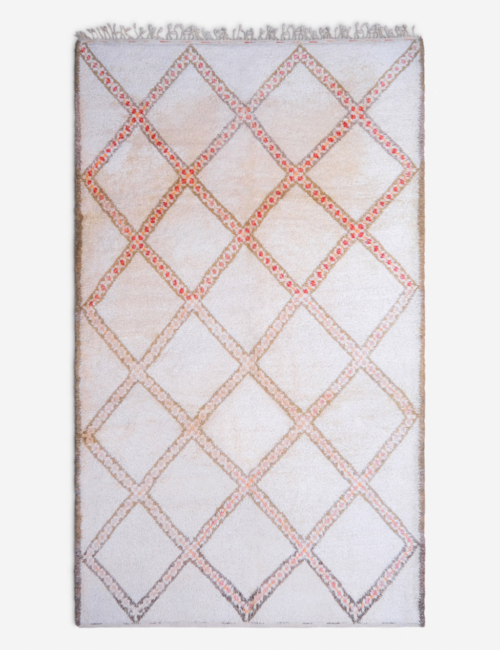 Lulu and Georgia - Vintage Moroccan Rug no. 90, 6'5" x 10'4"