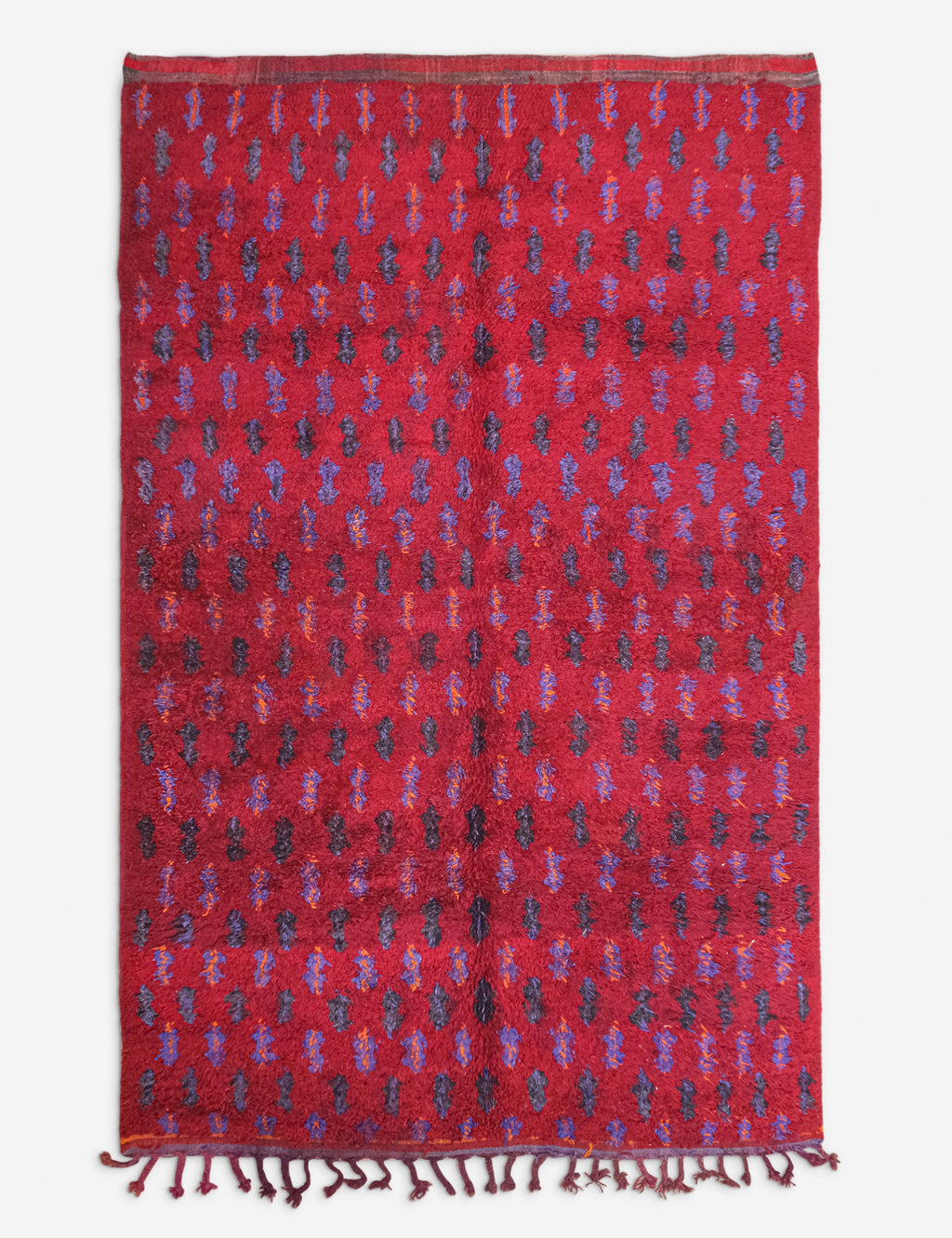 Lulu and Georgia - Vintage Moroccan Rug no. 93, 7'3" x 11'4"