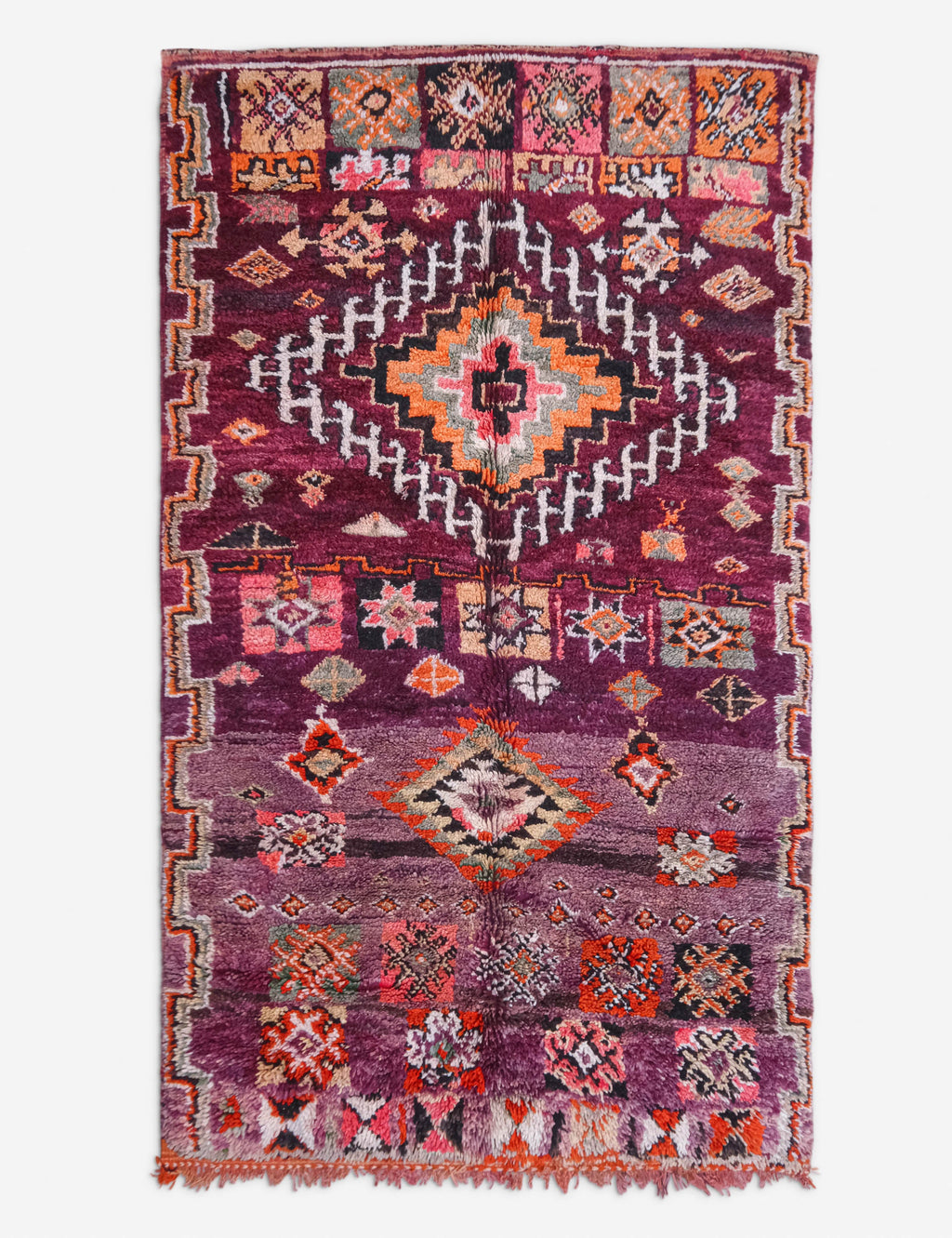 Lulu and Georgia - Vintage Moroccan Rug no. 94, 5'2" x 9'1"