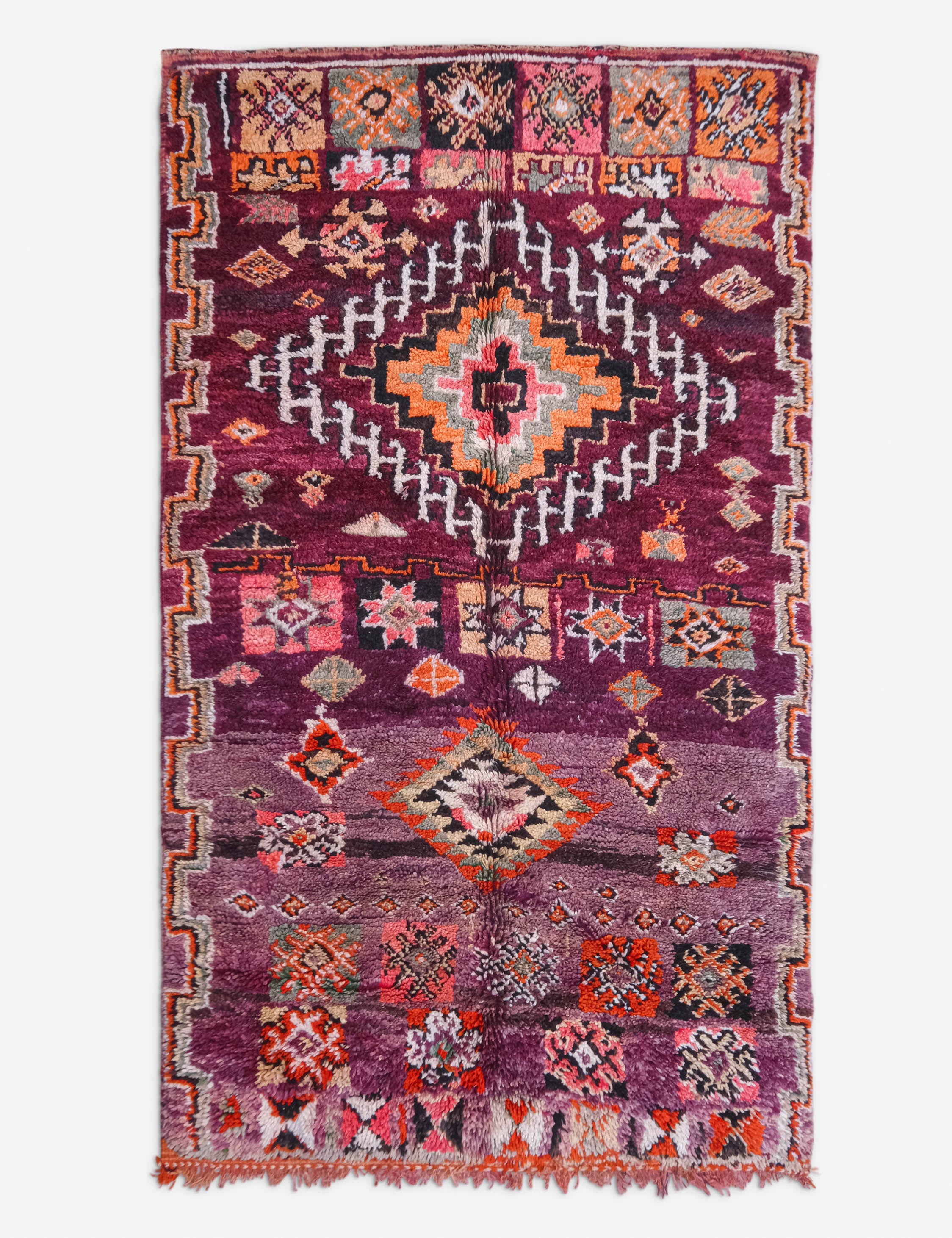 Lulu and Georgia - Vintage Moroccan Rug no. 94, 5'2" x 9'1"