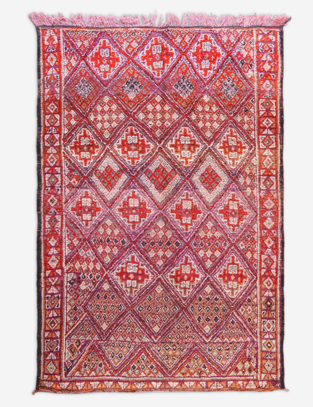 Lulu and Georgia - Vintage Moroccan Rug no. 95, 6'4" x 9'