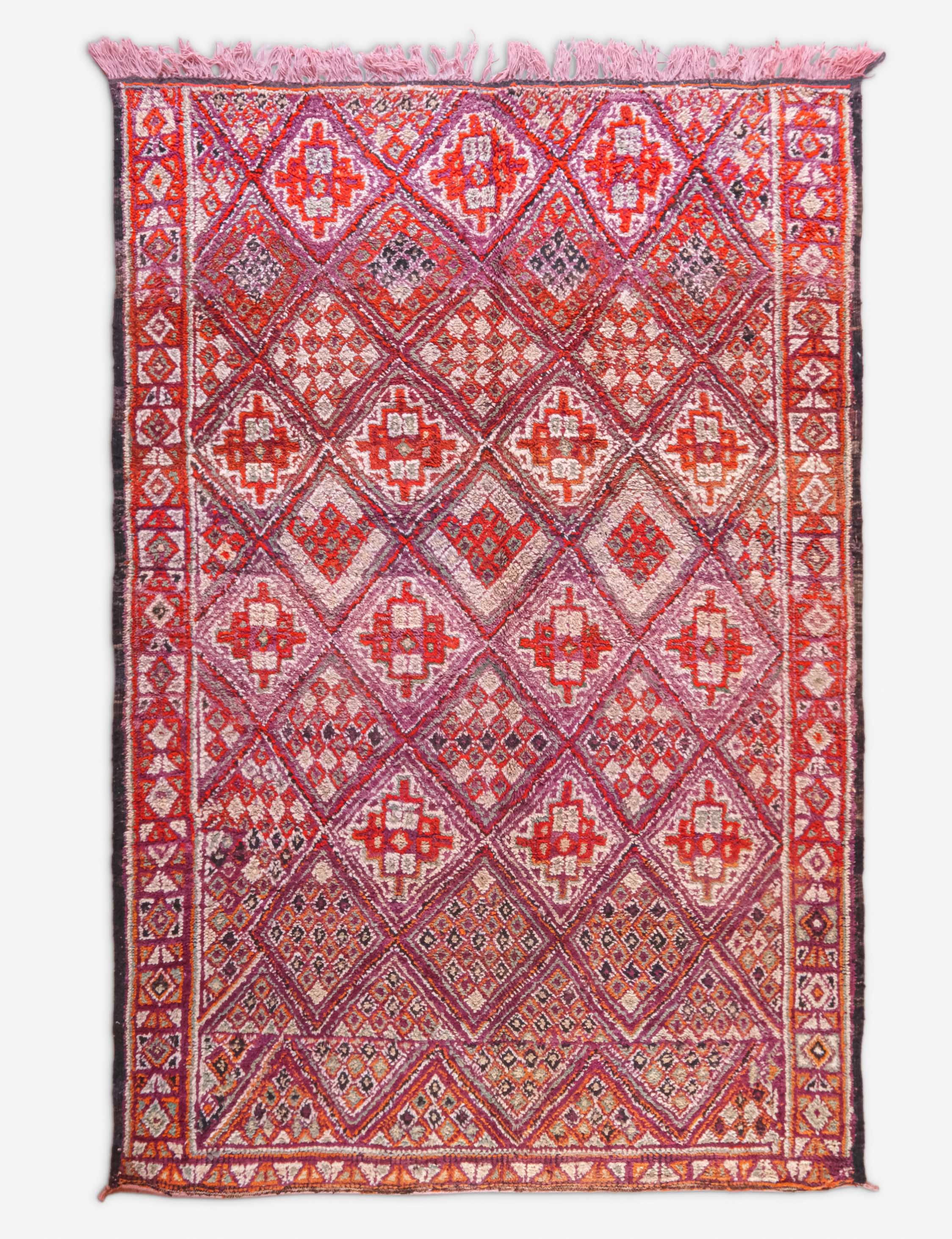 Lulu and Georgia - Vintage Moroccan Rug no. 95, 6'4" x 9'