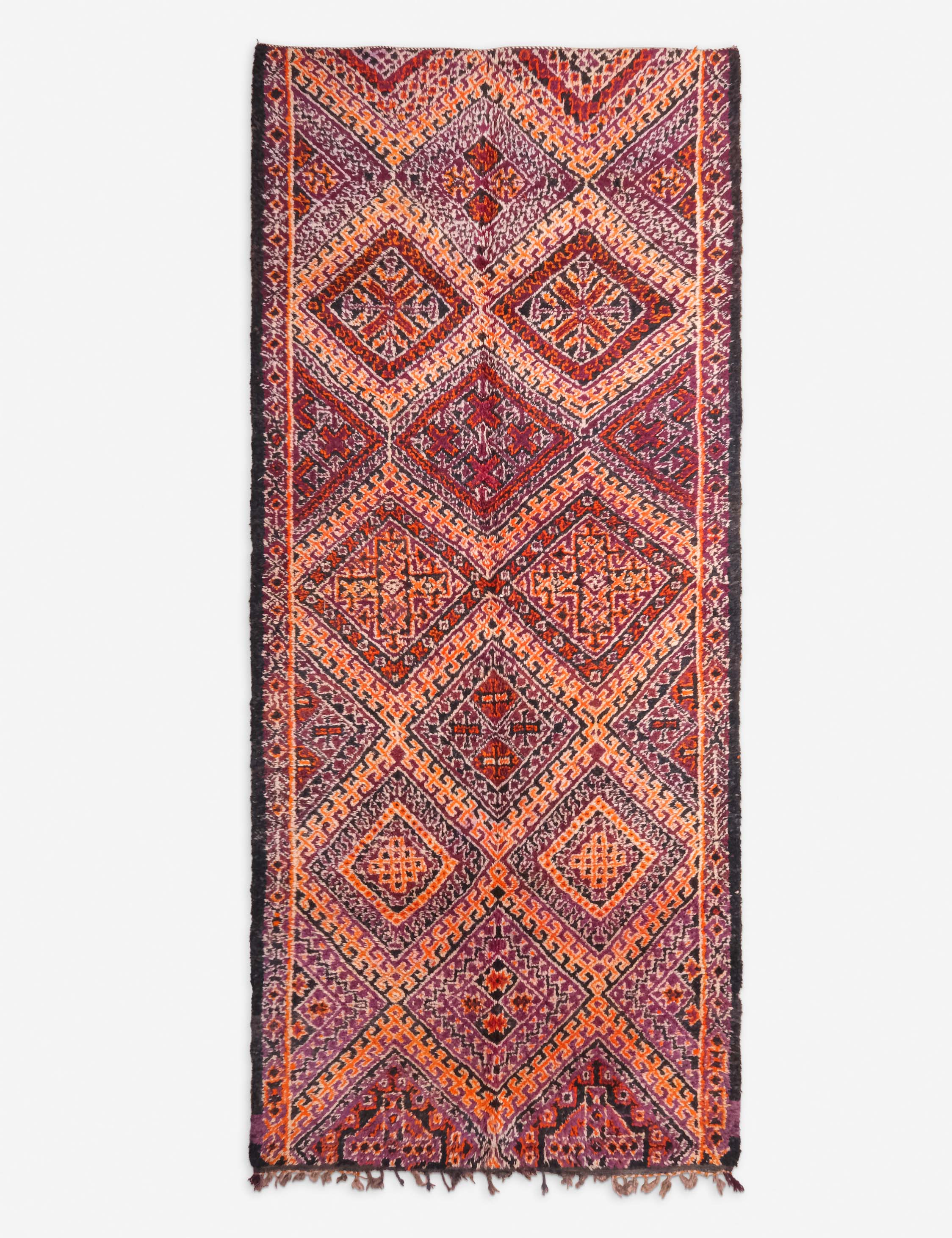 Lulu and Georgia - Vintage Moroccan Rug no. 97, 5'9" x 13'2"