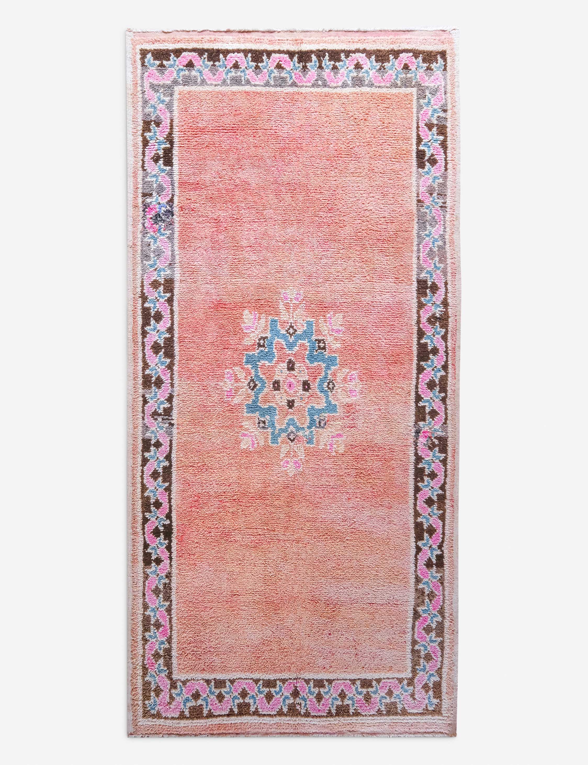 Lulu and Georgia - Vintage Moroccan Rug no. 104, 5'1" x 10'8"
