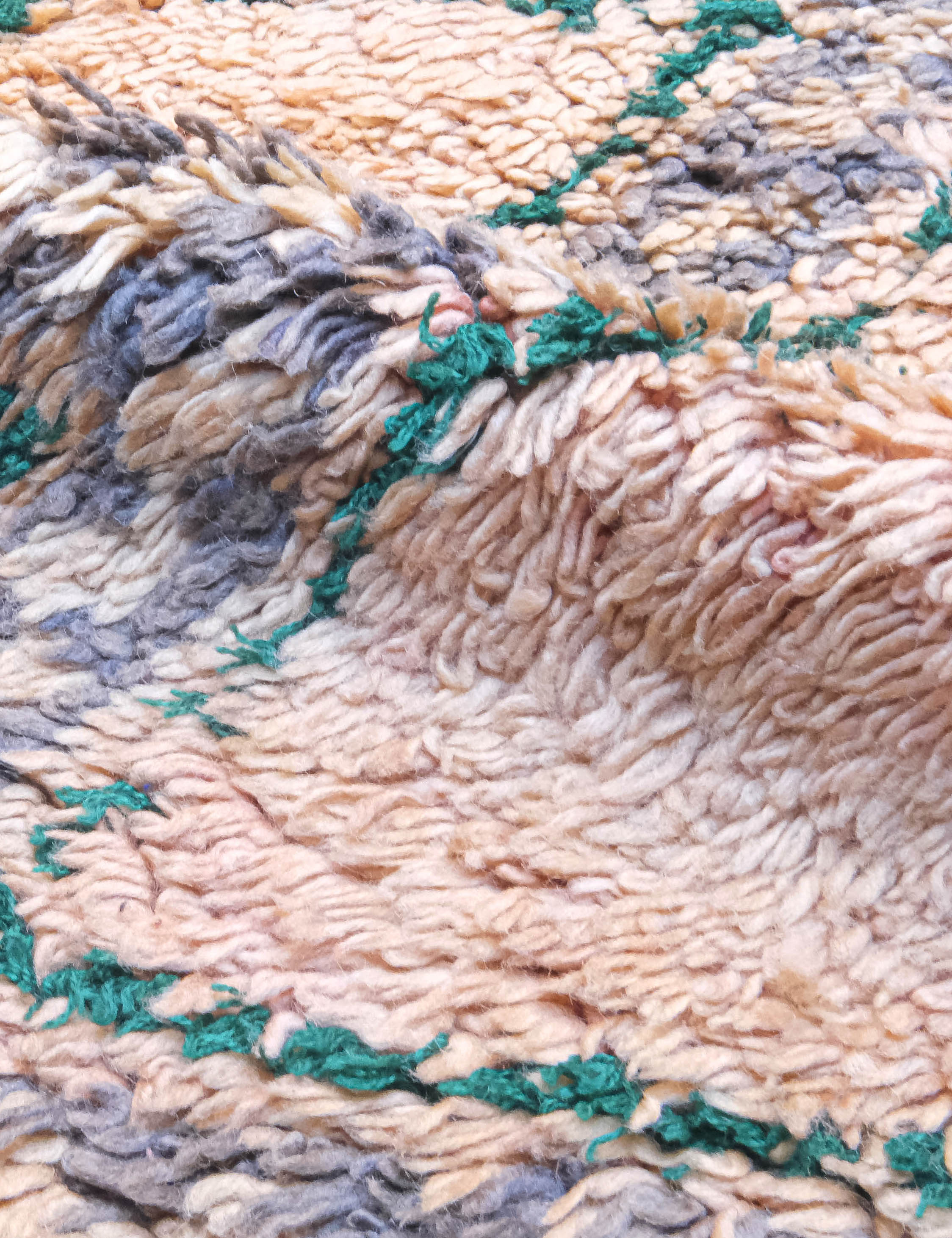 Lulu and Georgia - Vintage Moroccan Rug no. 107, 4'4" x 6'7"