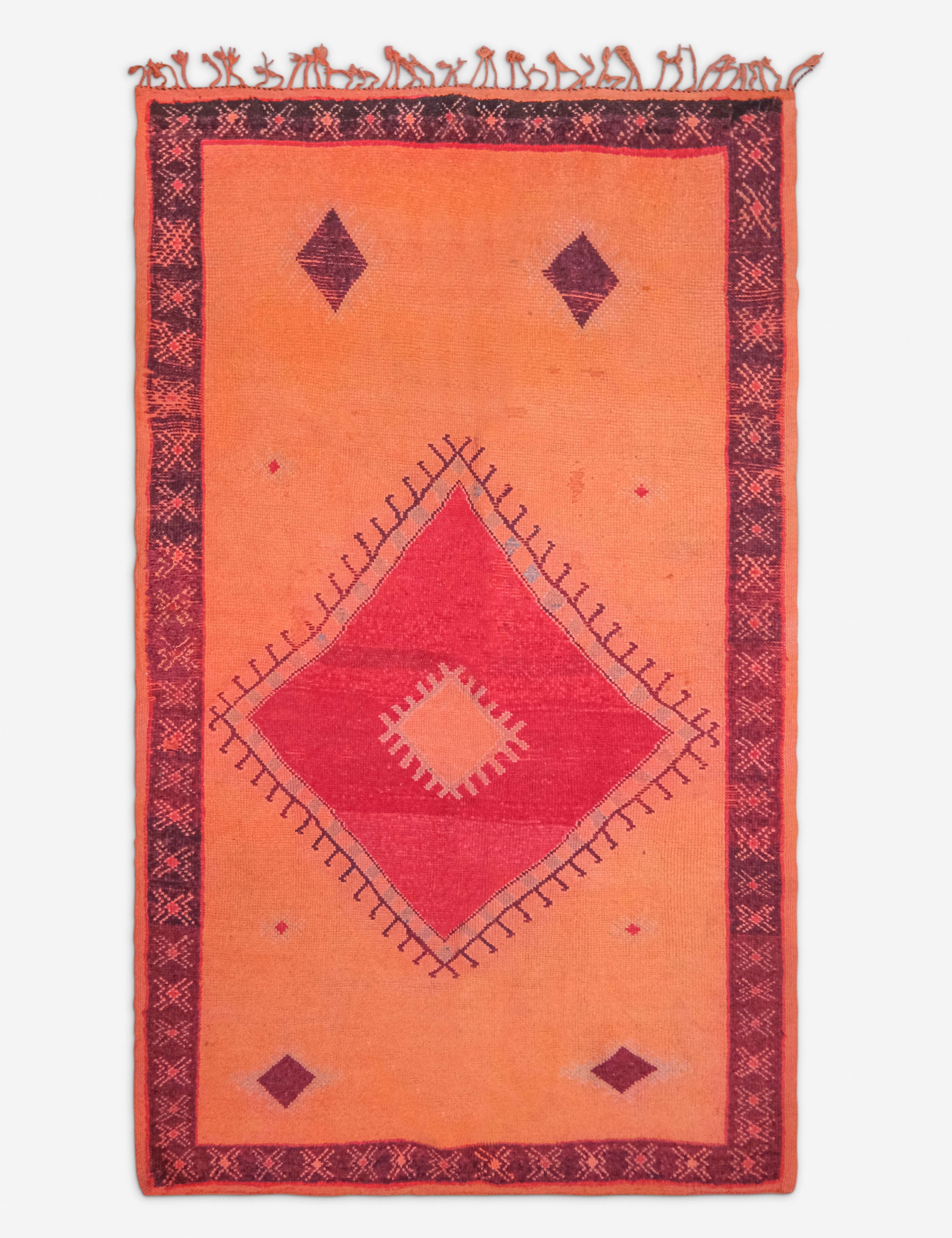 Lulu and Georgia - Vintage Moroccan Rug no. 108, 4'3" x 7'1"