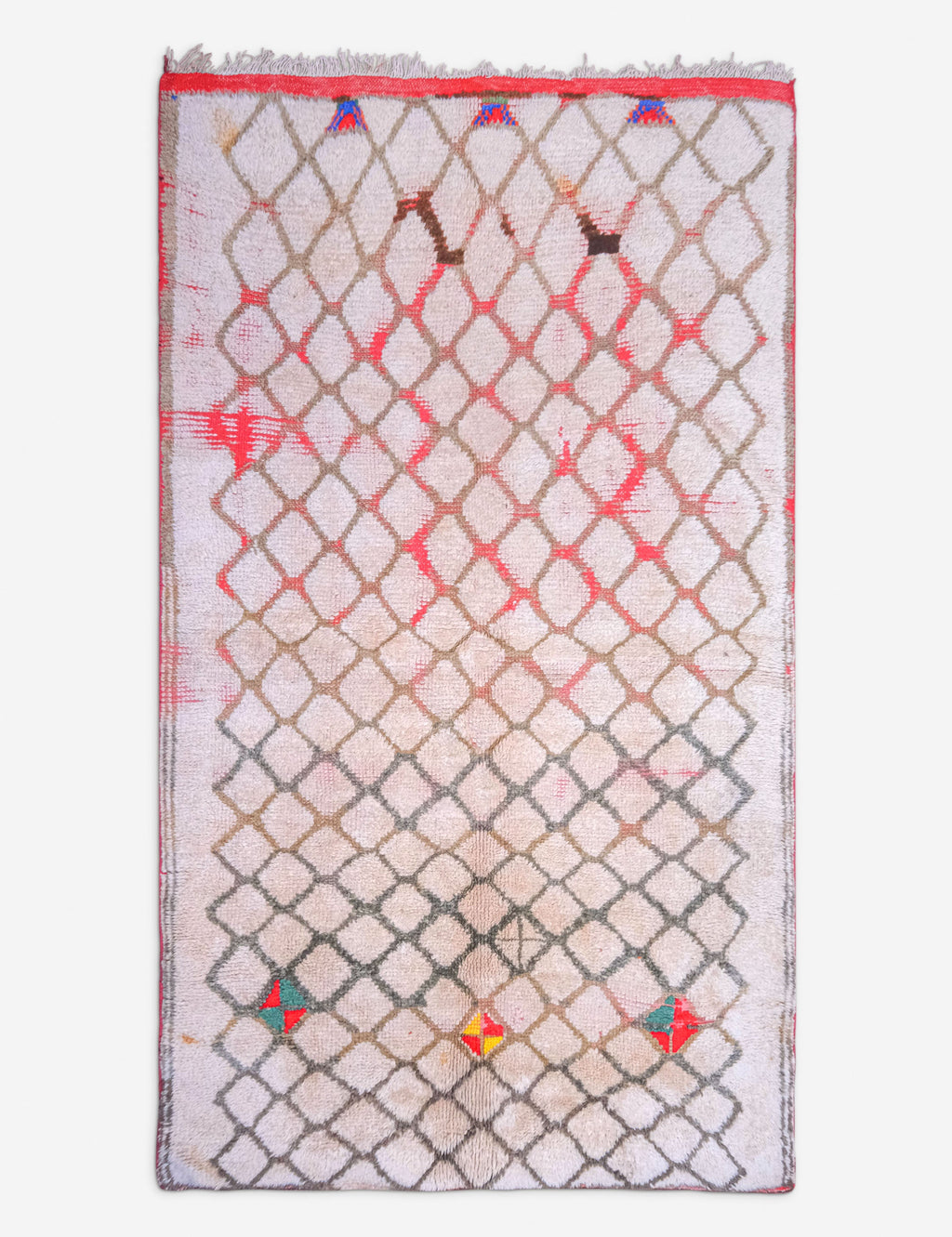 Lulu and Georgia - Vintage Moroccan Rug no. 70, 4'9" x 7'6"