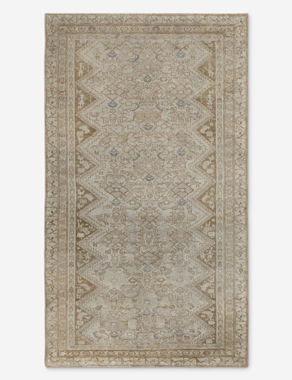 Lulu and Georgia - Vintage Turkish Hand - Knotted Wool Rug No. 533, 3'5" x 6'