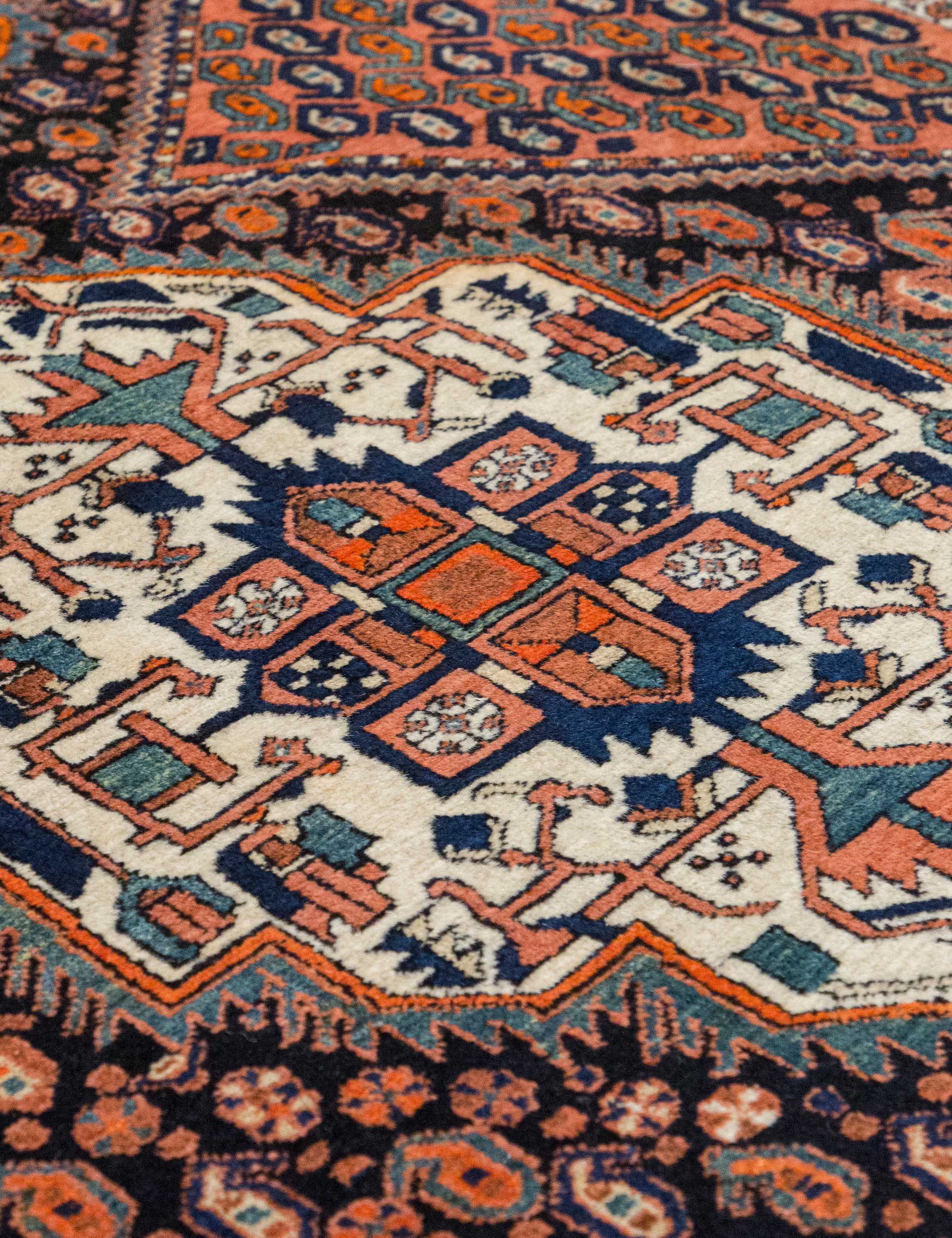 Lulu and Georgia - Vintage Turkish Hand - Knotted Wool Rug No. 534, 4'7" x 6'5"
