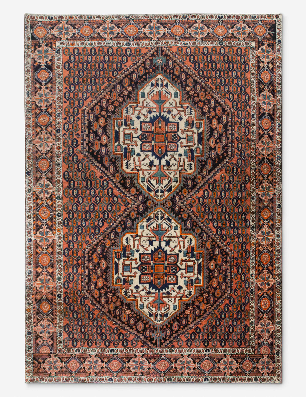 Lulu and Georgia - Vintage Turkish Hand - Knotted Wool Rug No. 534, 4'7" x 6'5"
