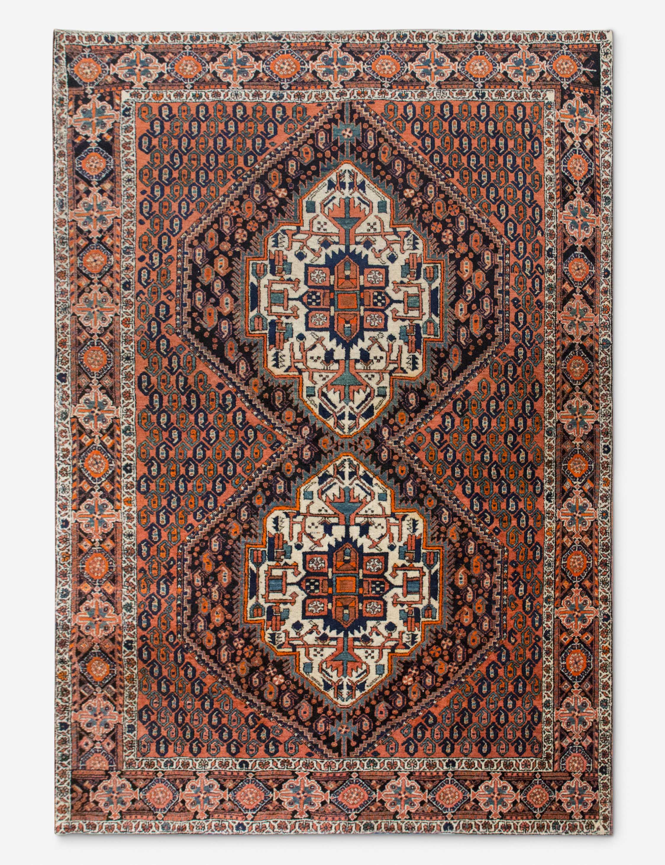 Lulu and Georgia - Vintage Turkish Hand - Knotted Wool Rug No. 534, 4'7" x 6'5"