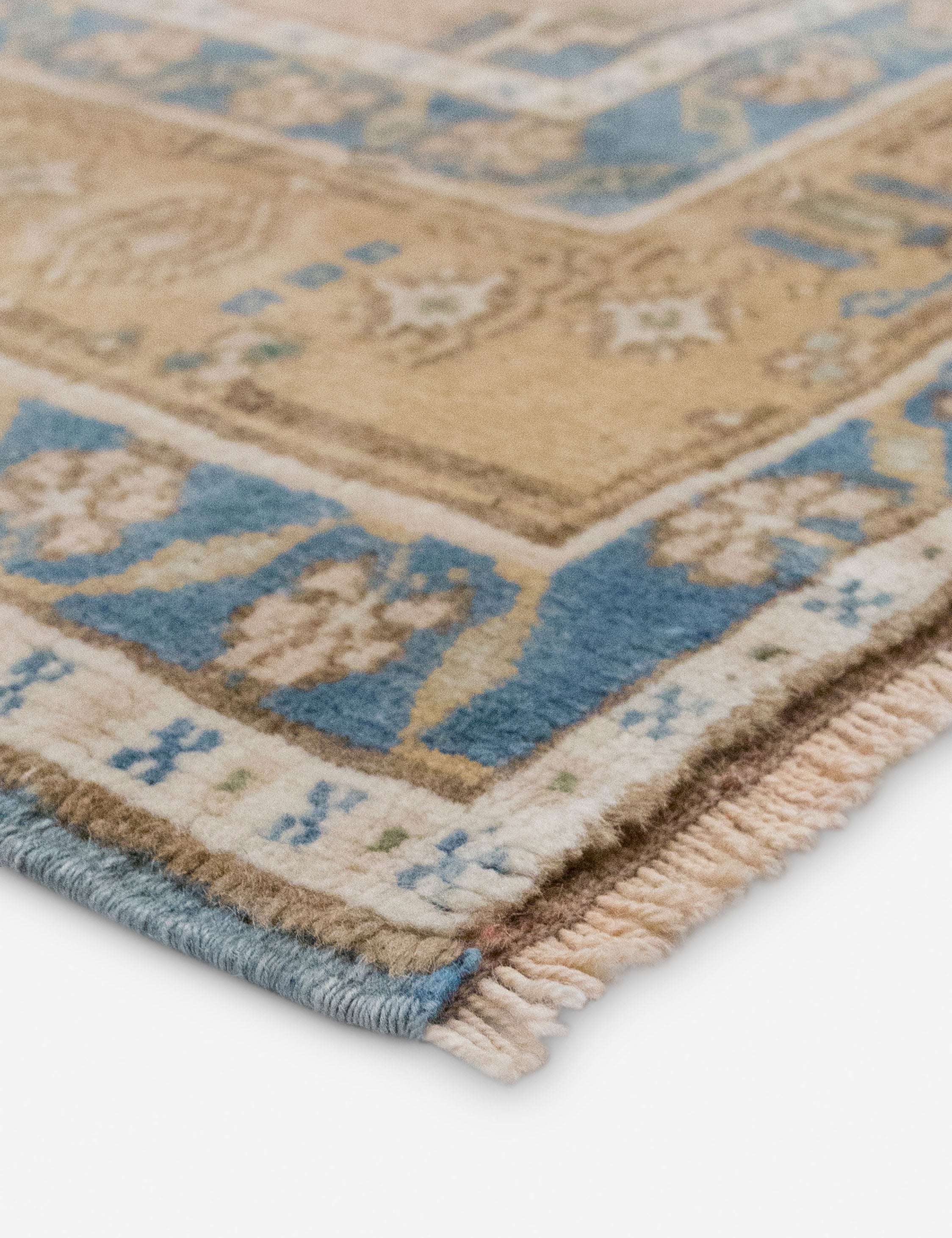 Lulu and Georgia - Vintage Turkish Hand - Knotted Wool Rug No. 536, 5'7" x 8'3"