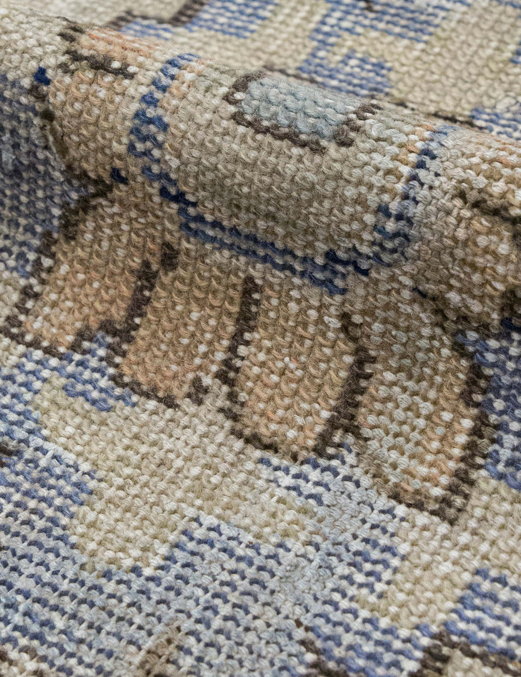 Lulu and Georgia - Vintage Turkish Hand - Knotted Wool Rug No. 538, 6'7" x 9'7"