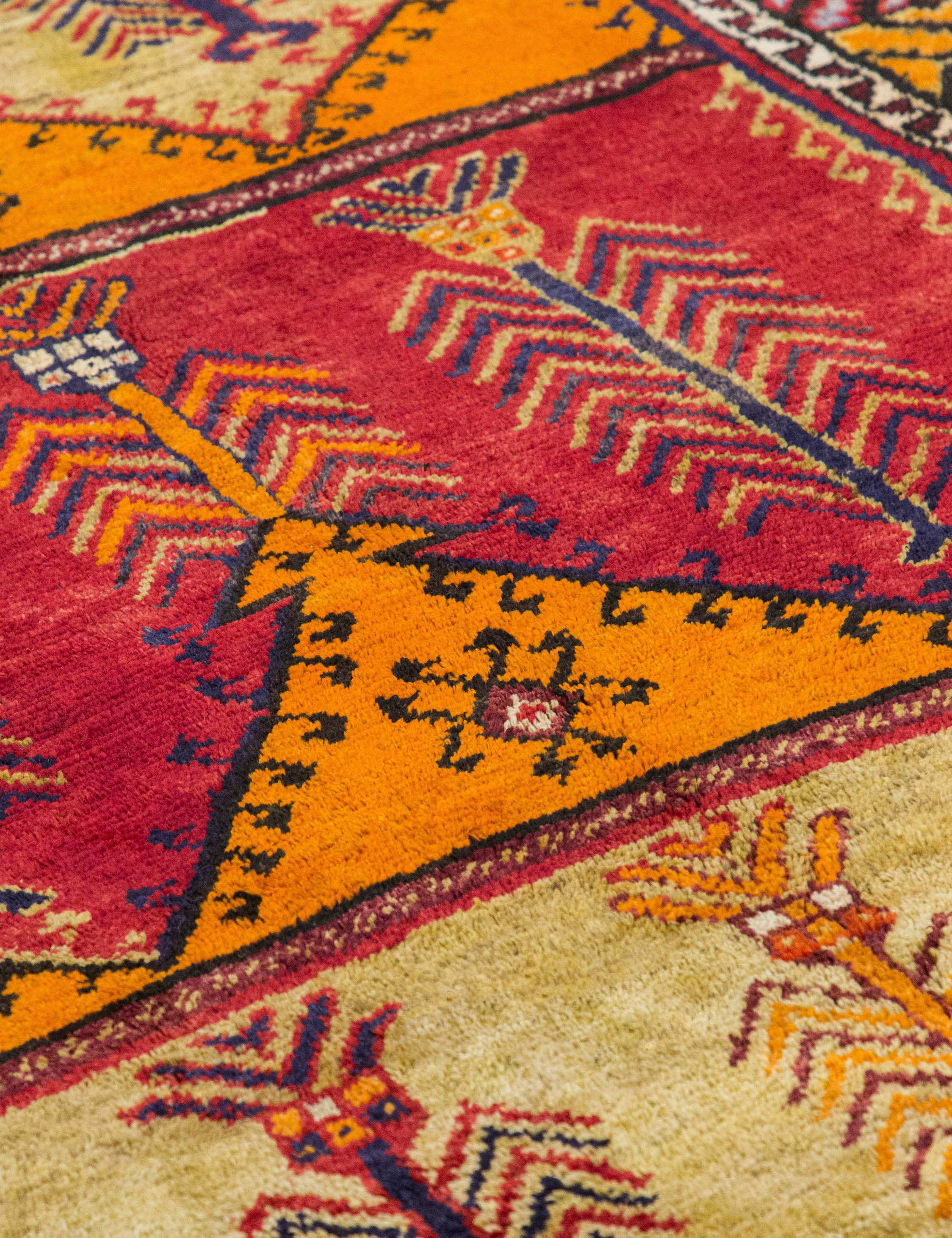 Lulu and Georgia - Vintage Turkish Hand - Knotted Wool Runner Rug No. 296, 5'6" x 13'1"