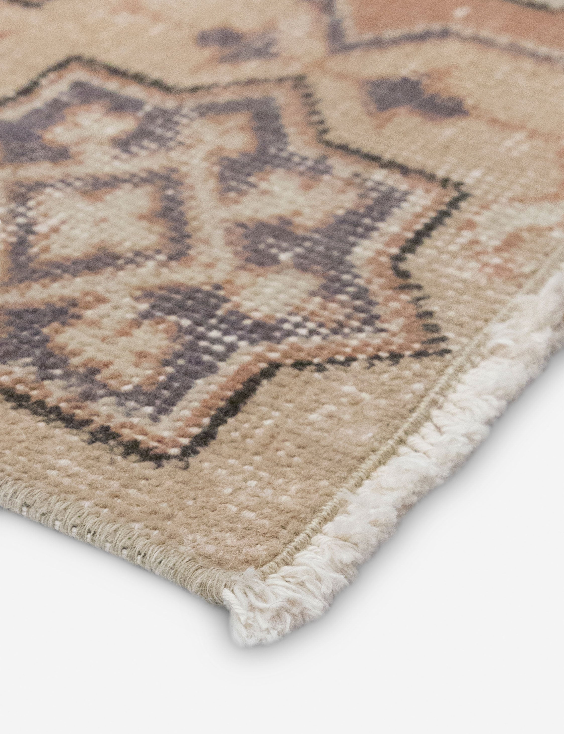 Lulu and Georgia - Vintage Turkish Hand - Knotted Wool Rug No. 539, 6'4" x 10'