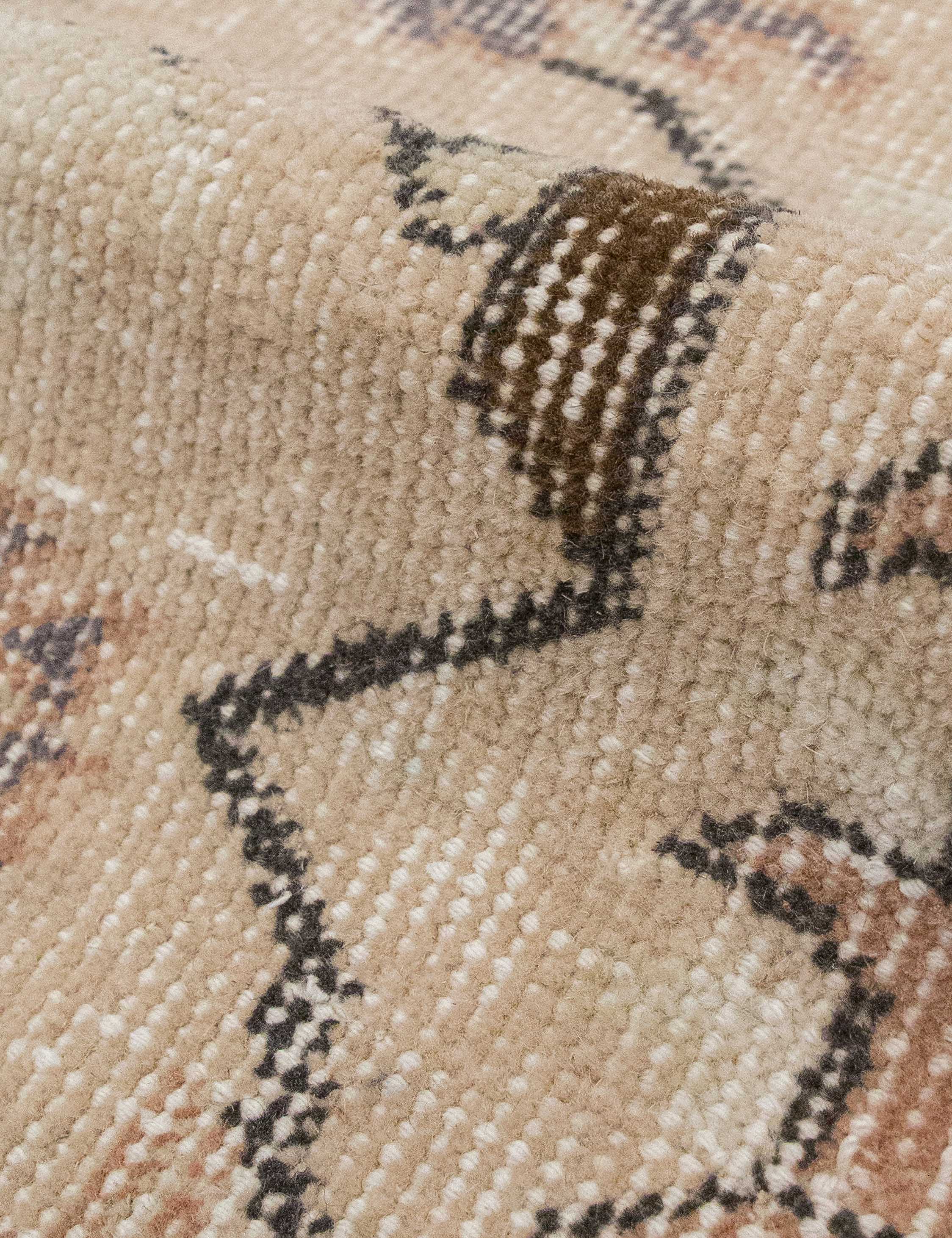 Lulu and Georgia - Vintage Turkish Hand - Knotted Wool Rug No. 539, 6'4" x 10'