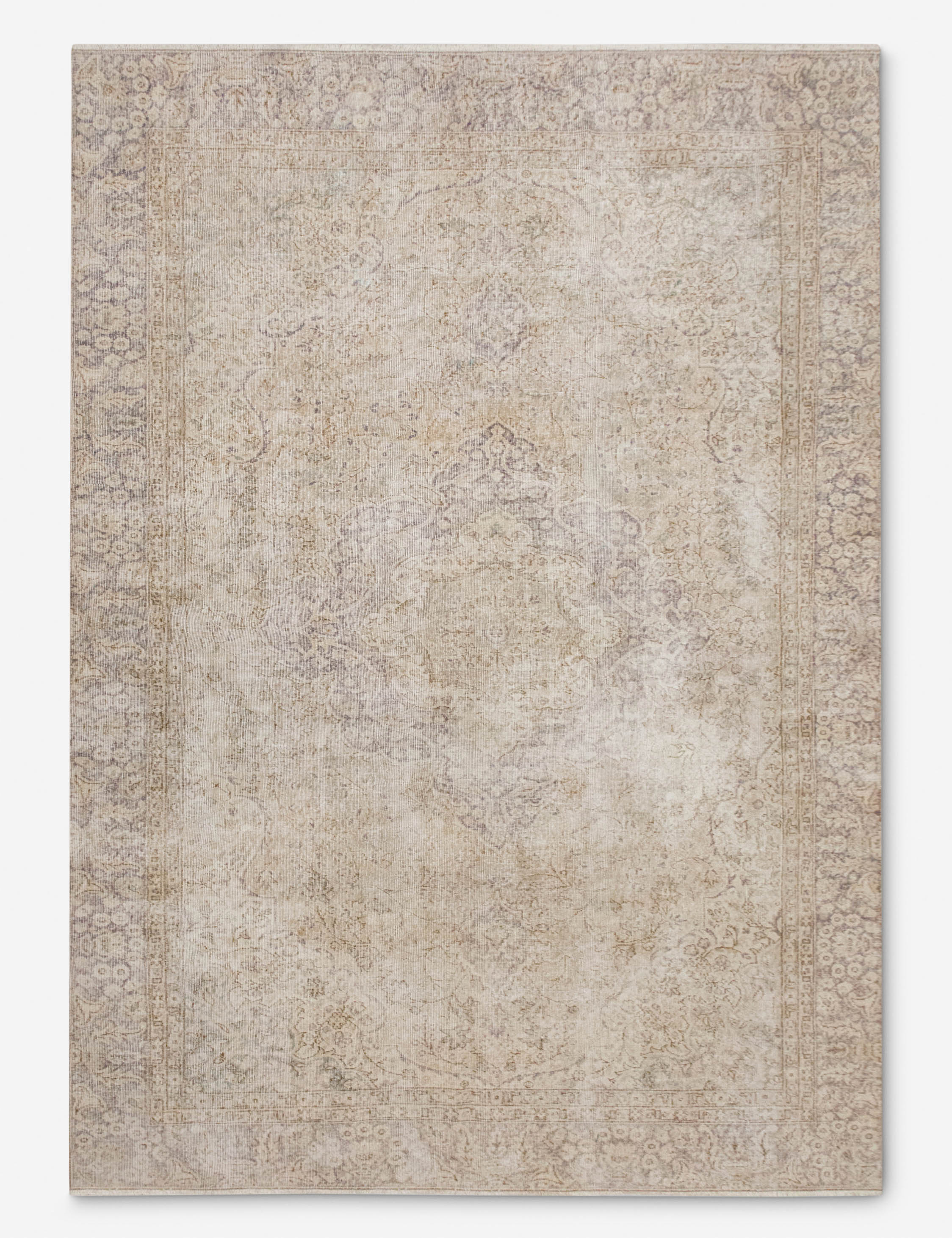 Lulu and Georgia - Vintage Turkish Hand - Knotted Wool Rug No. 541, 7'9" x 11'3"