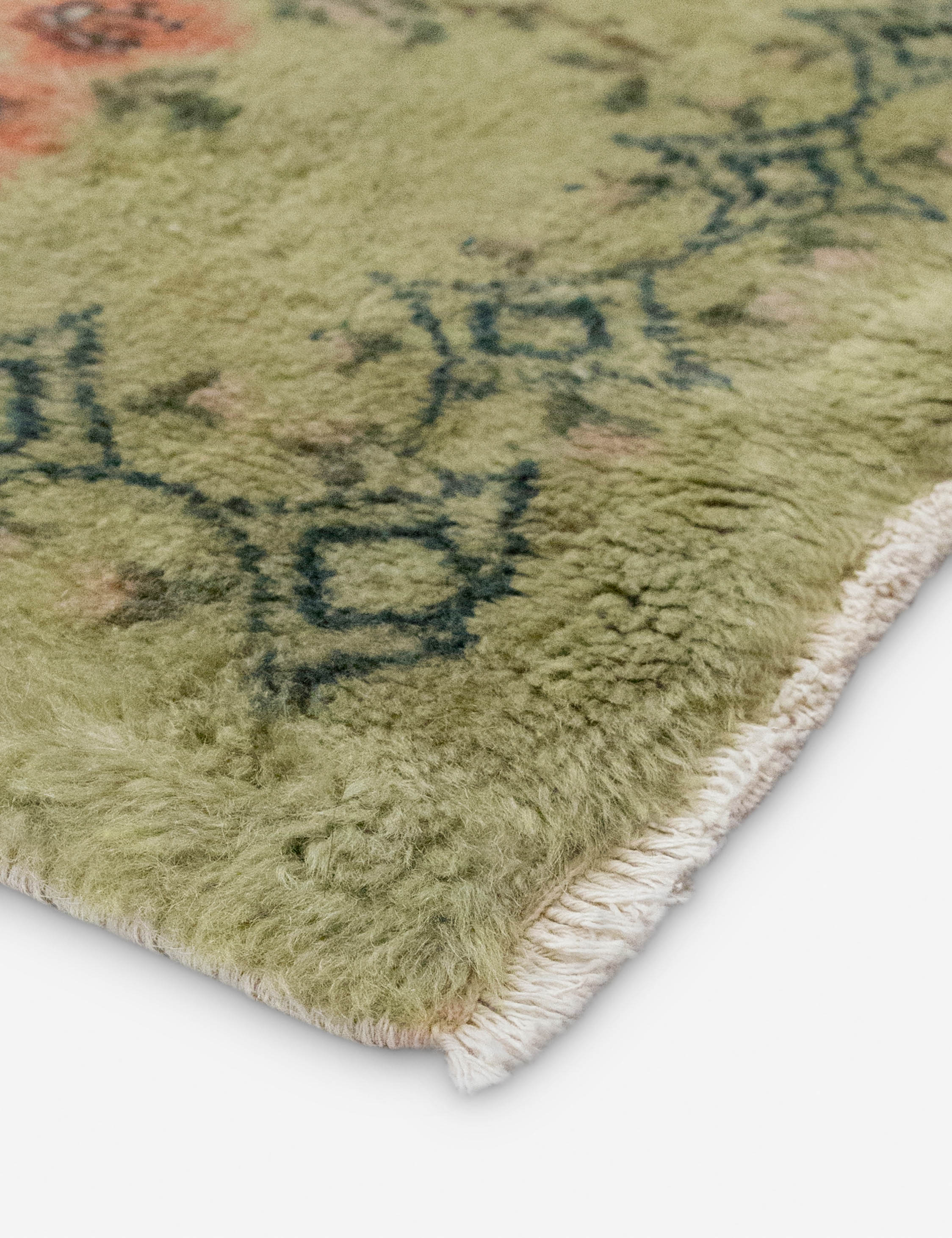 Lulu and Georgia - Vintage Turkish Hand - Knotted Wool Rug No. 543, 6'10" x 11'8"