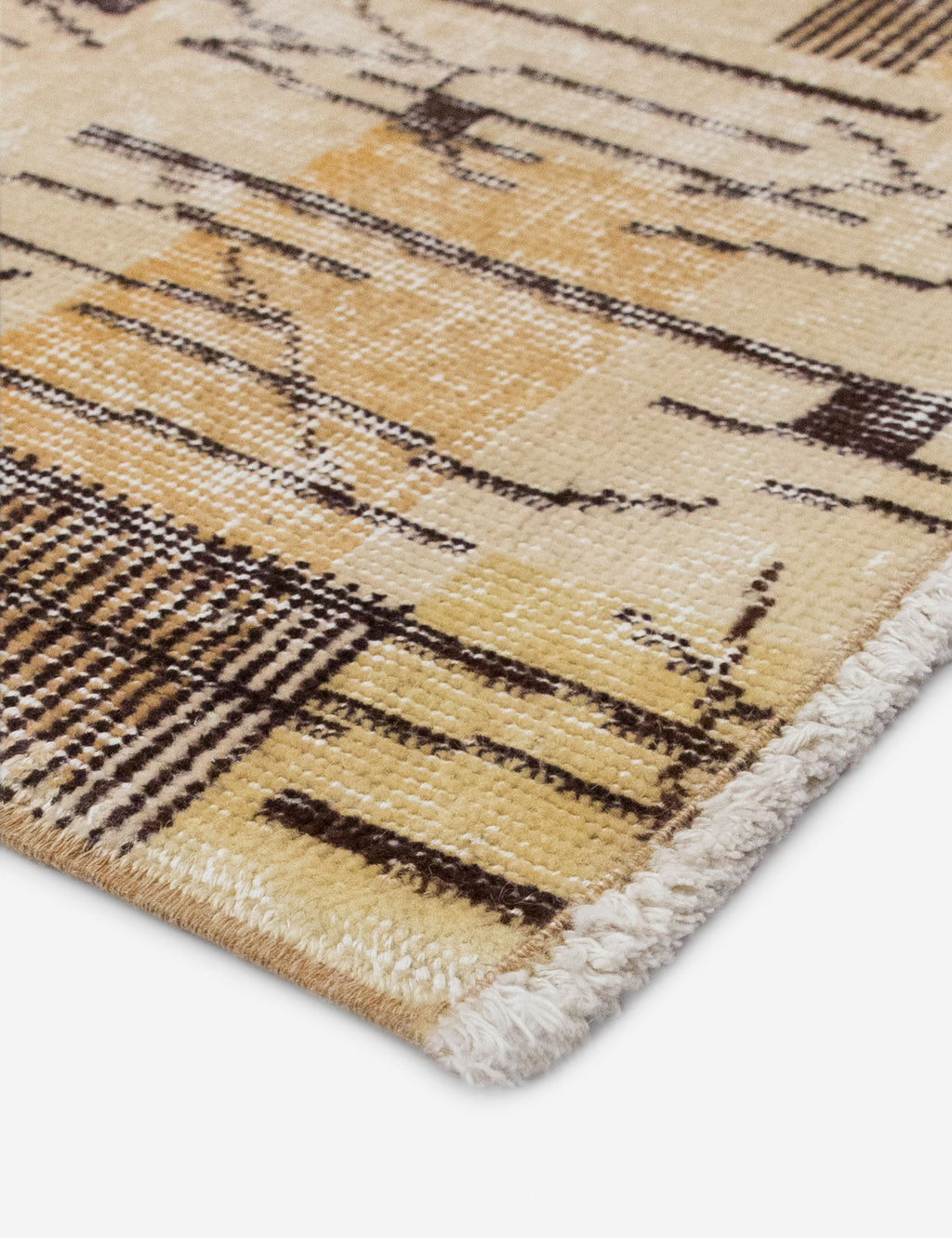 Lulu and Georgia - Vintage Turkish Hand - Knotted Wool Rug No. 545, 4'9" x 8'4"