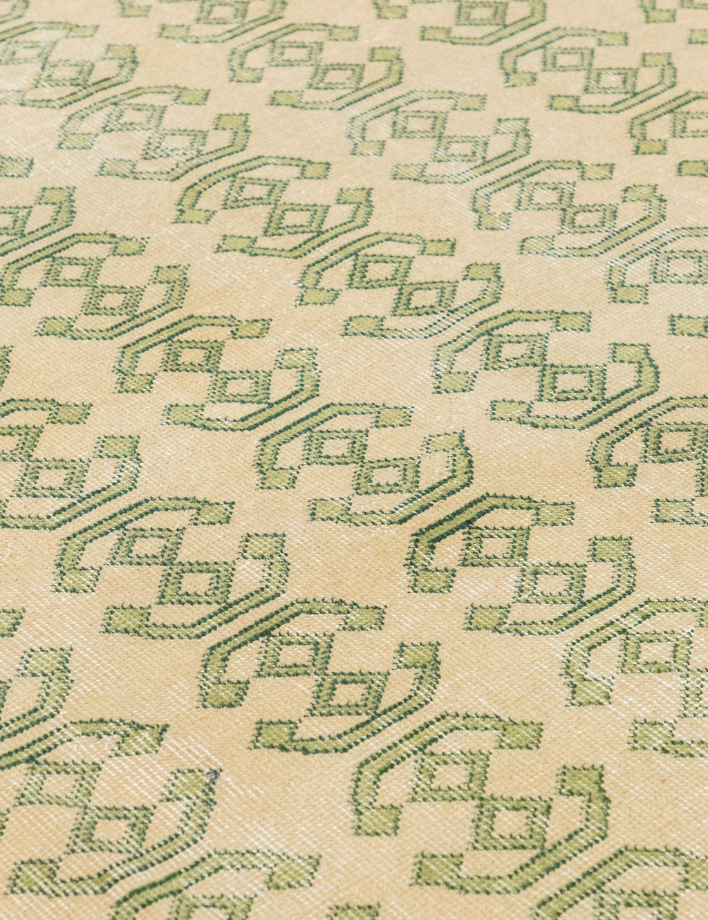 Lulu and Georgia - Vintage Turkish Hand - Knotted Wool Rug No. 546, 6'7" x 10'