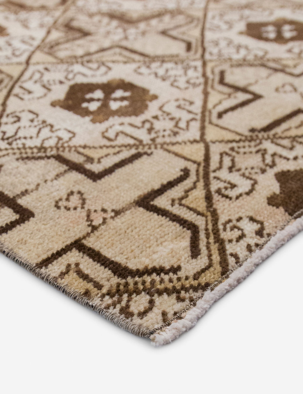Lulu and Georgia - Vintage Turkish Hand - Knotted Wool Rug No. 547, 4'5" x 6'8"
